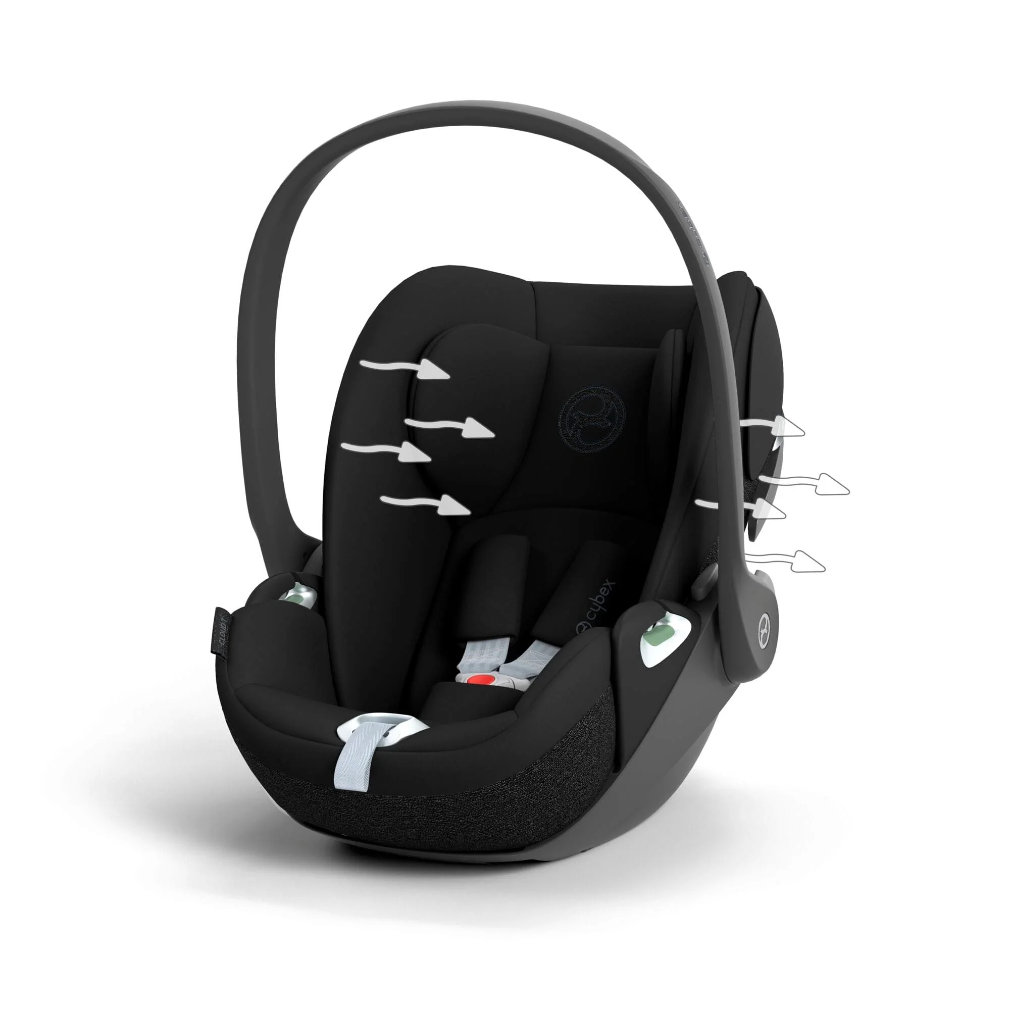 Cybex Cloud T i-Size Rotating Baby Car Seat - Sepia Black - Image 5