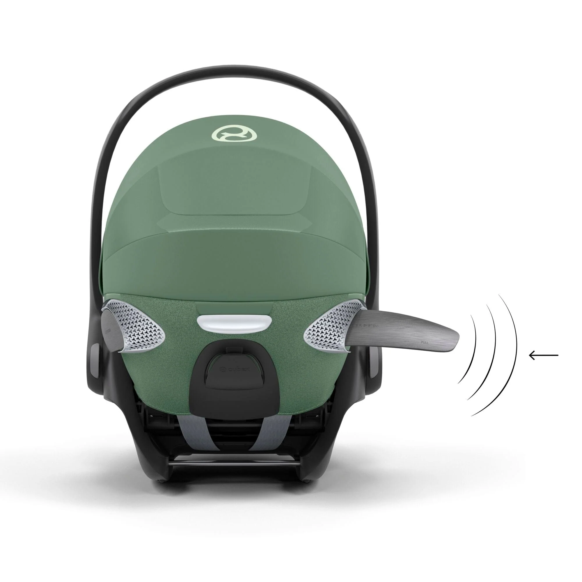 Cybex Cloud T i-Size PLUS Rotating Baby Car Seat - Leaf Green - Image 6