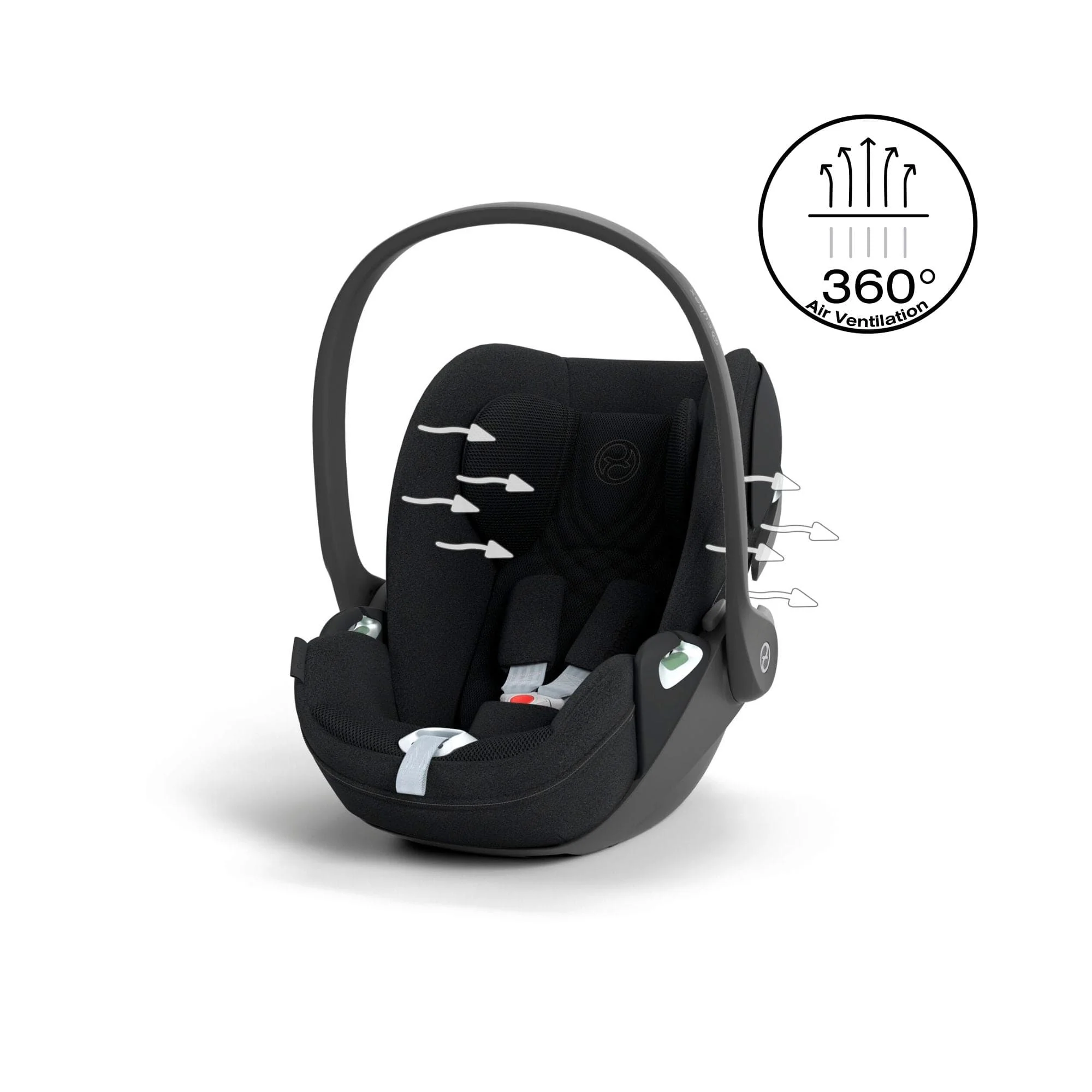 Cybex Cloud T i-Size PLUS Rotating Baby Car Seat - Sepia Black - Image 4