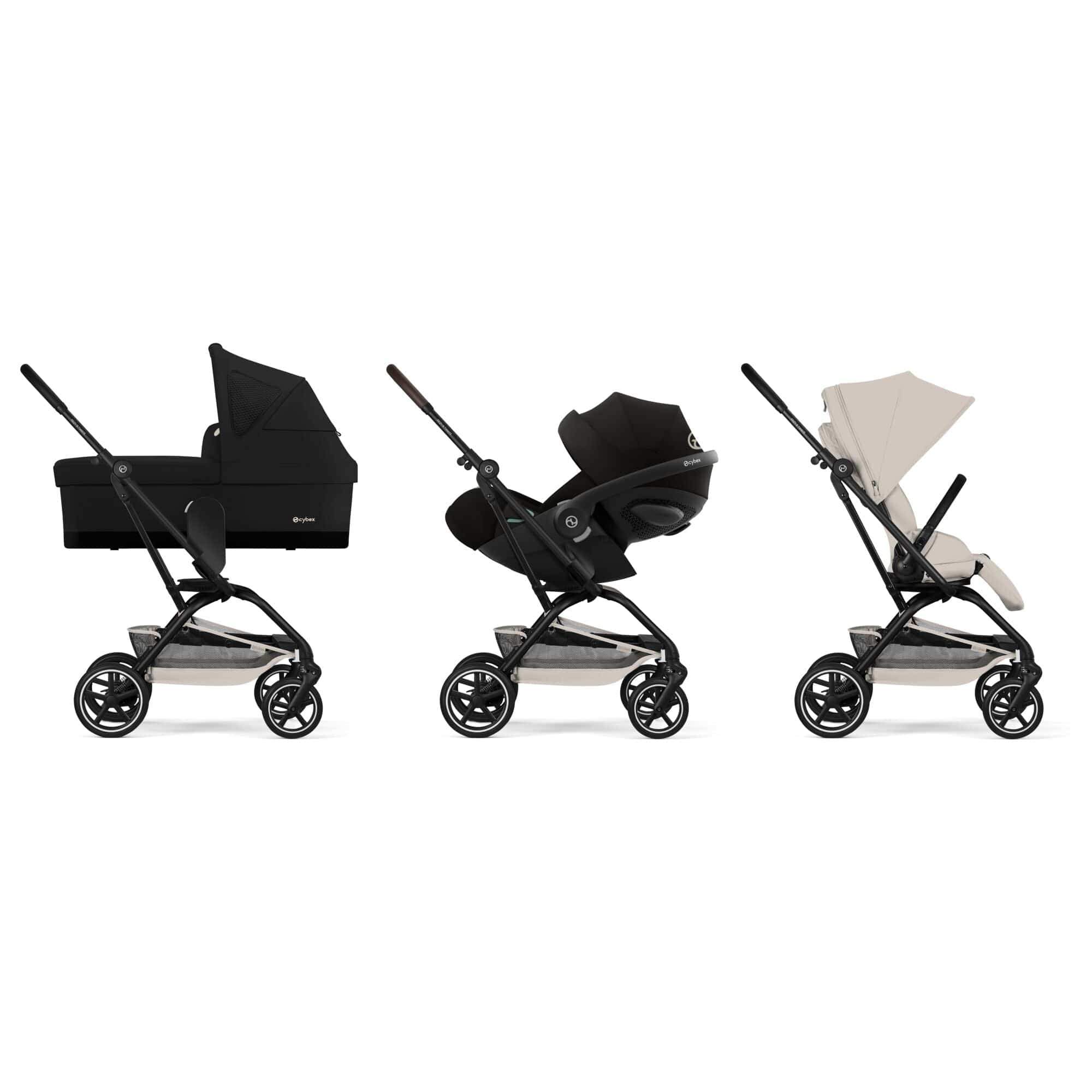Cybex Eezy S Twist+2 Pushchair - Black/Dune Grey - Image 4
