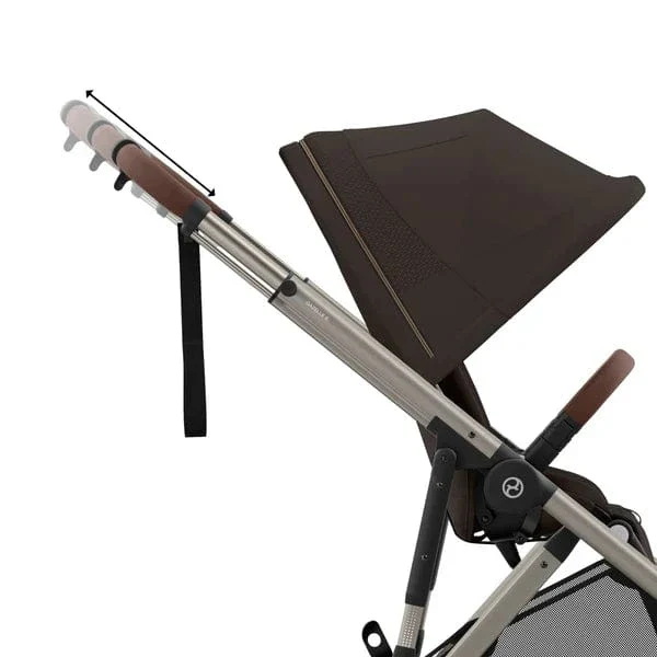 Cybex eGazelle S, Cloud T Travel System - Taupe / Chocolate Brown - Image 4