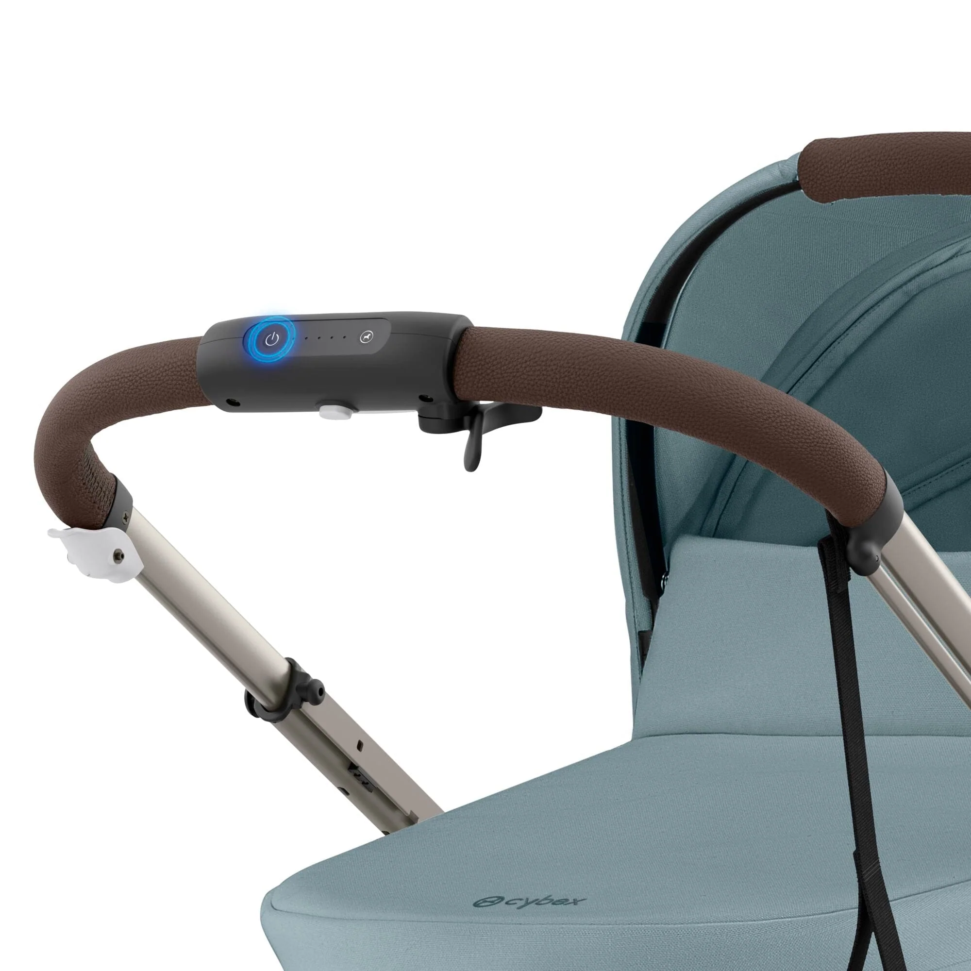 Cybex eGazelle S Tandem Pushchair - Taupe/Stormy Blue - Image 7