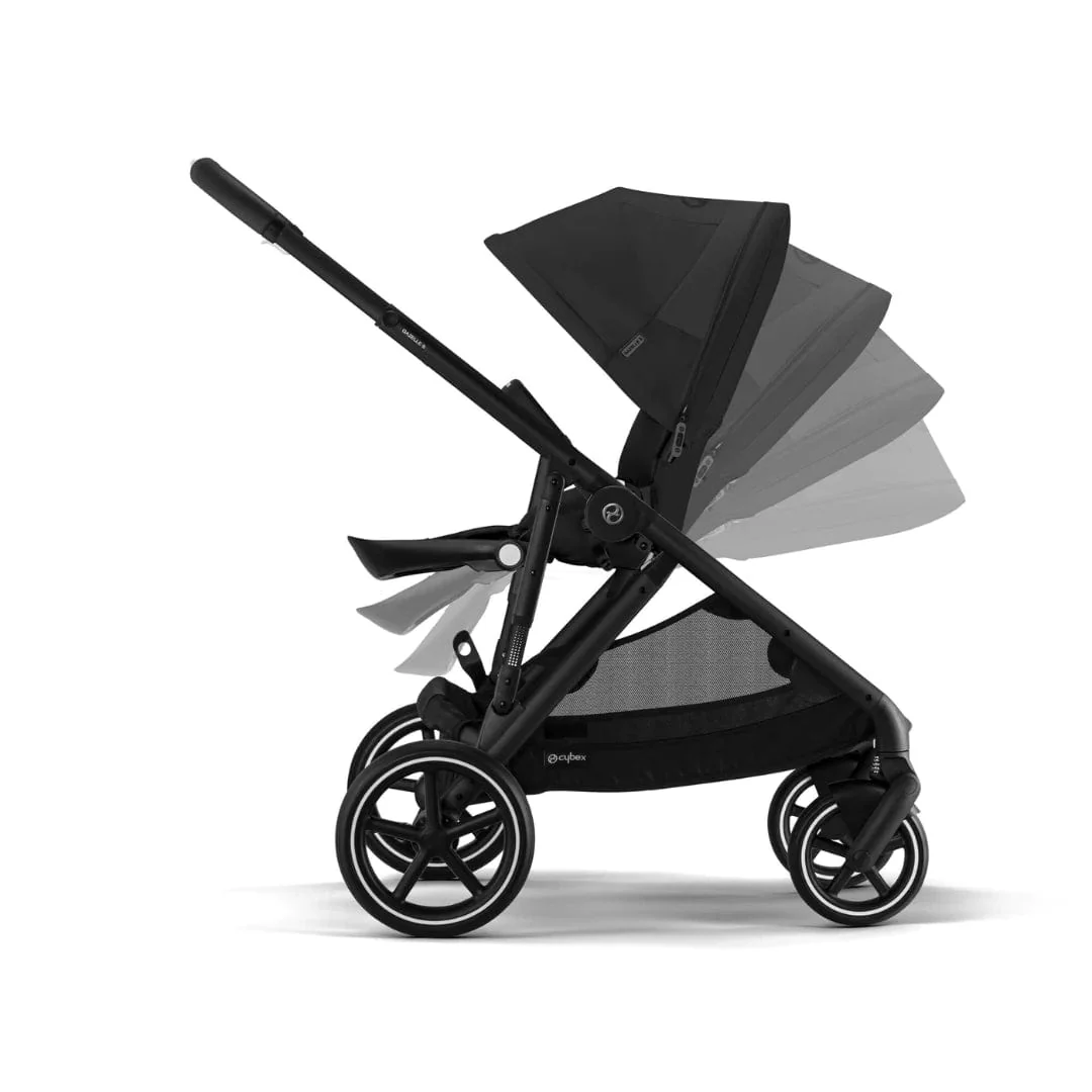 Cybex Gazelle S Tandem Pushchair - Black / Moon Black - Image 7