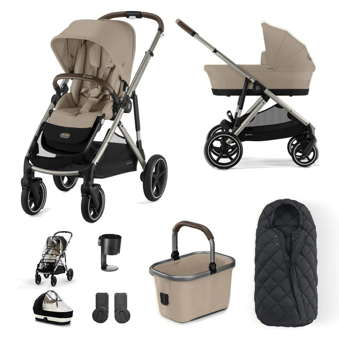 Cybex Gazelle S Essential Bundle - Taupe / Almond Beige