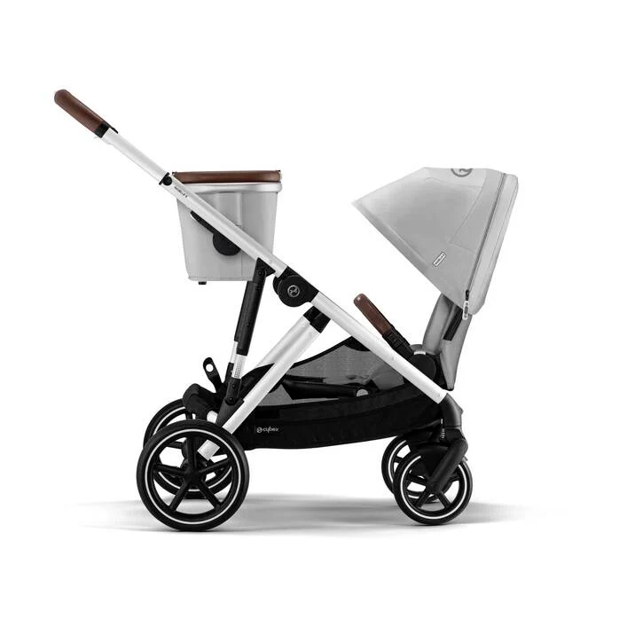 Cybex Gazelle S Tandem Pushchair - Silver / Stone Grey - Image 5