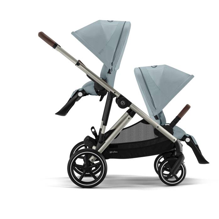 Cybex Gazelle S Tandem Pushchair - Taupe / Stormy Blue - Image 2