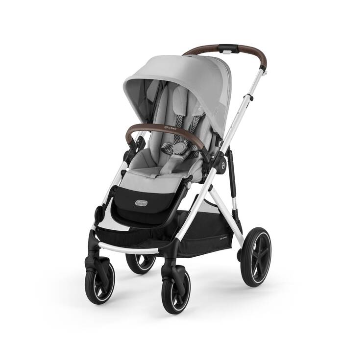 Cybex Gazelle S Twin Pushchair - Silver / Stone Grey - Image 6