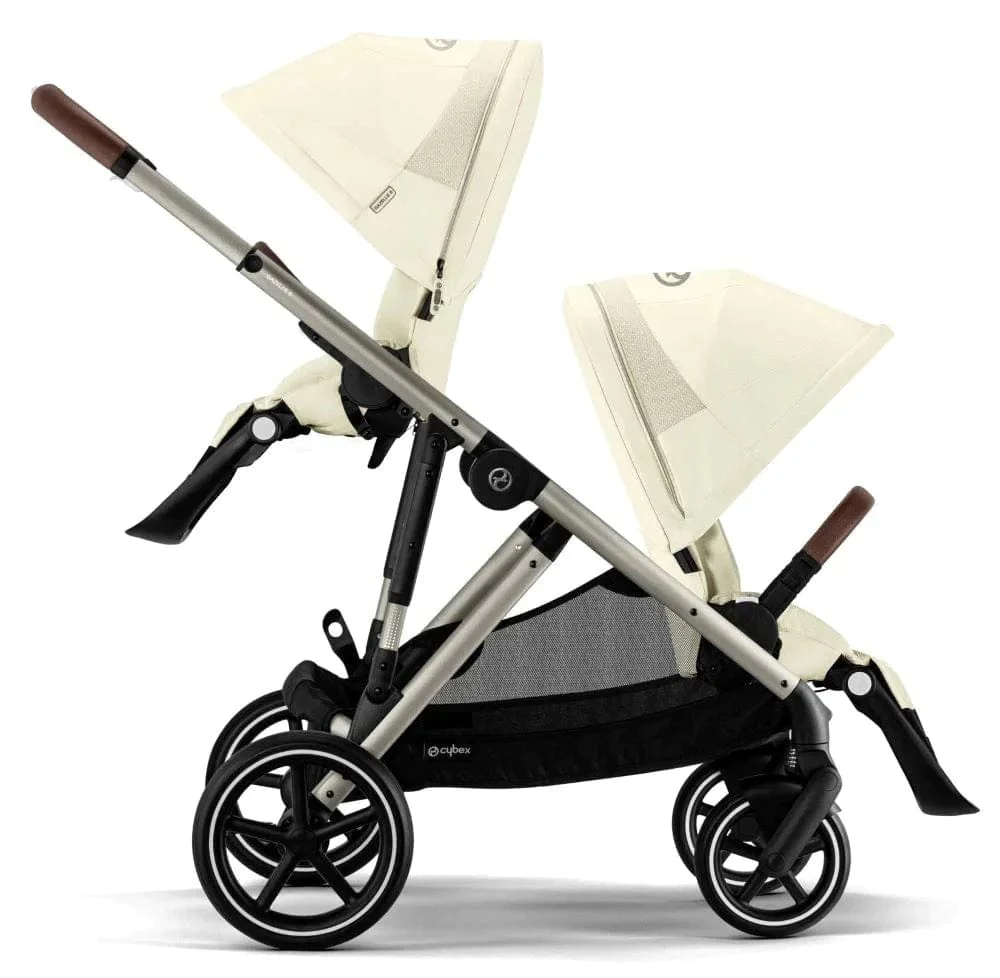 Cybex Gazelle S Twin Pushchair - Taupe / Seashell Beige - Image 4
