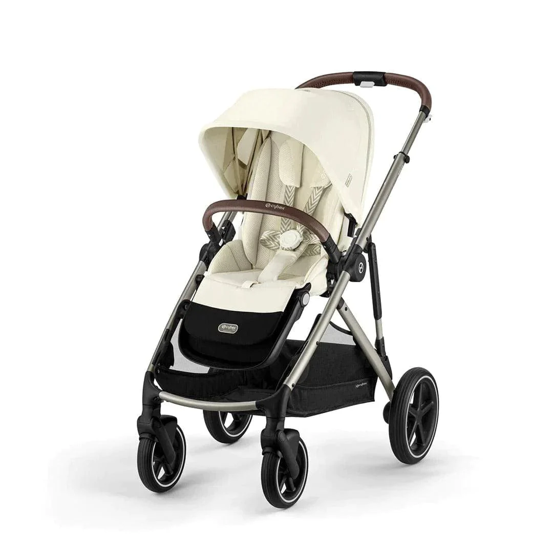 Cybex Gazelle S Twin Pushchair - Taupe / Seashell Beige - Image 7