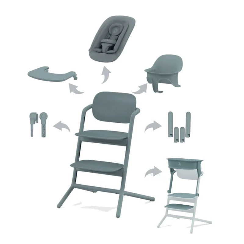Cybex LEMO 5 in 1 Highchair Set - Stone Blue