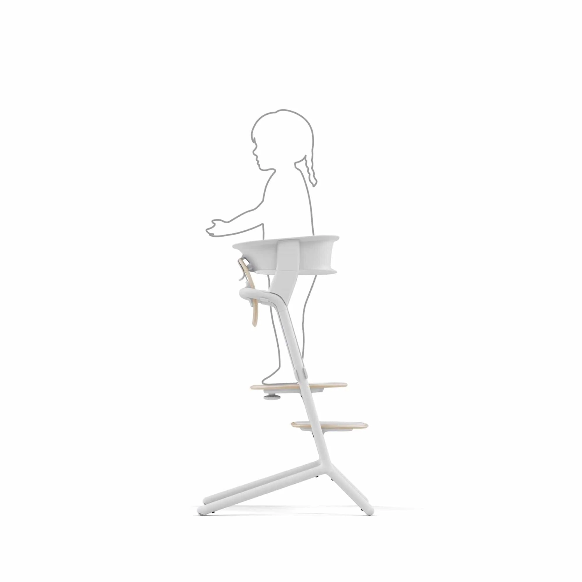 Cybex LEMO Learning Tower Set - All White - Image 2