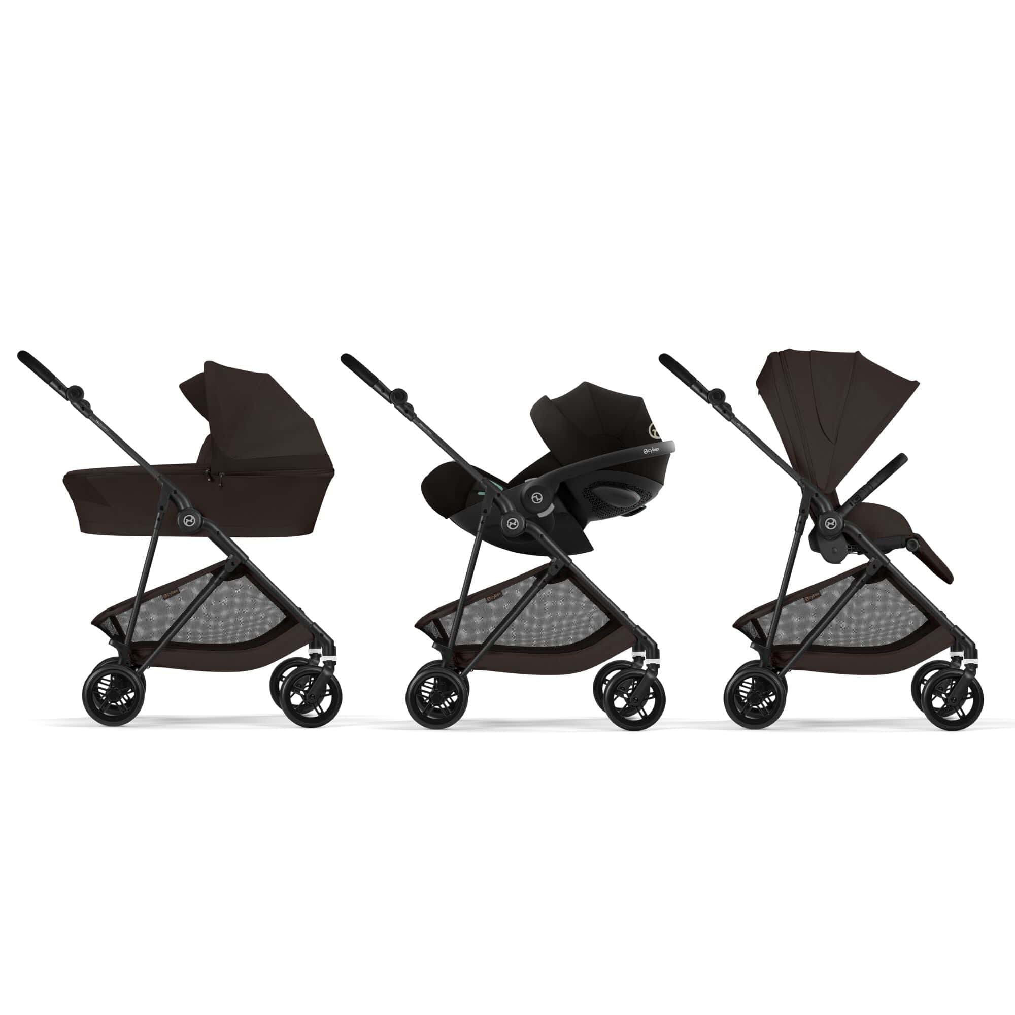 Cybex Melio Carbon Pushchair - Chocolate Brown (2026) - Image 2