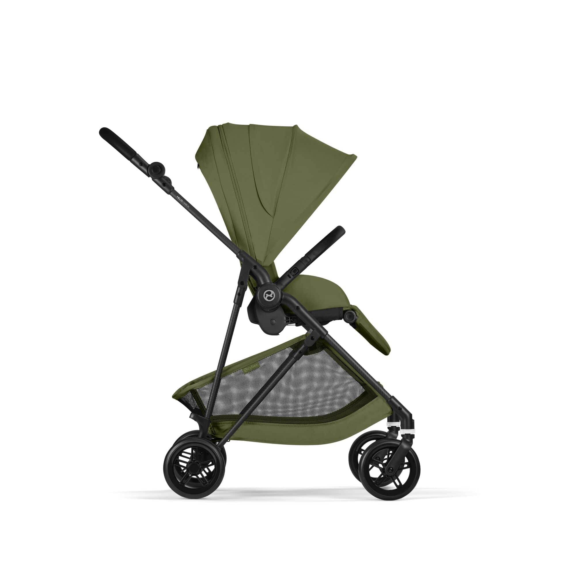 Cybex Melio Carbon Pushchair - Moss Green (2026) - Image 7