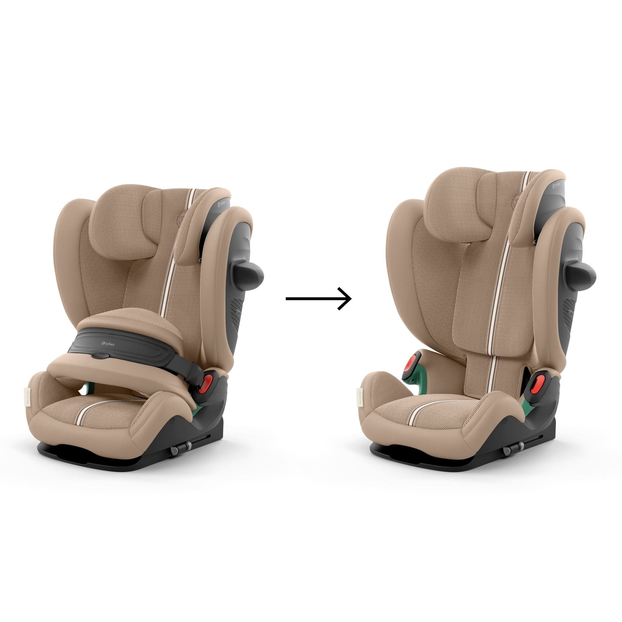 Cybex Pallas G2 PLUS i-Size Car Seat - Almond Beige - Image 6