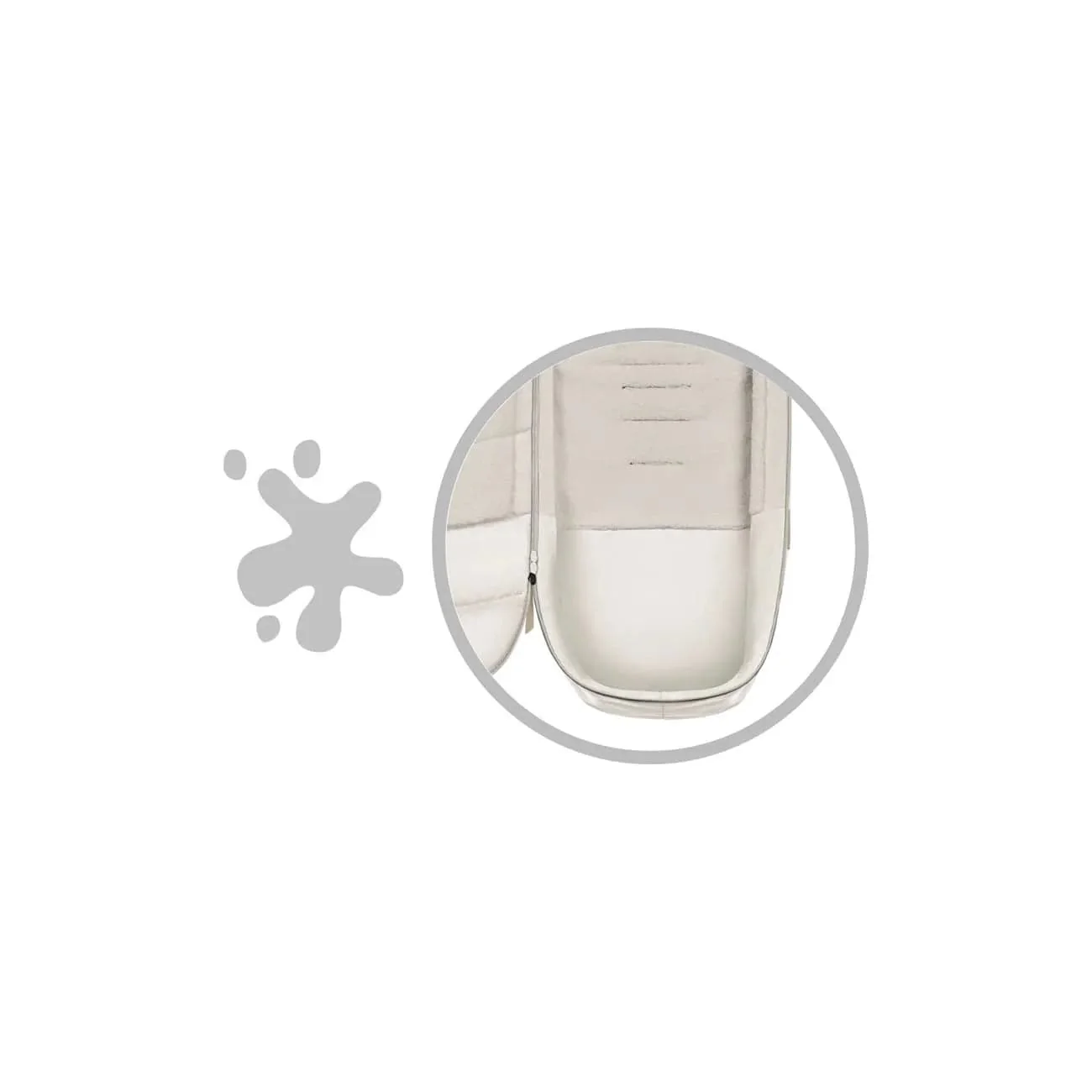 Cybex Platinum Footmuff - Off White - Image 3