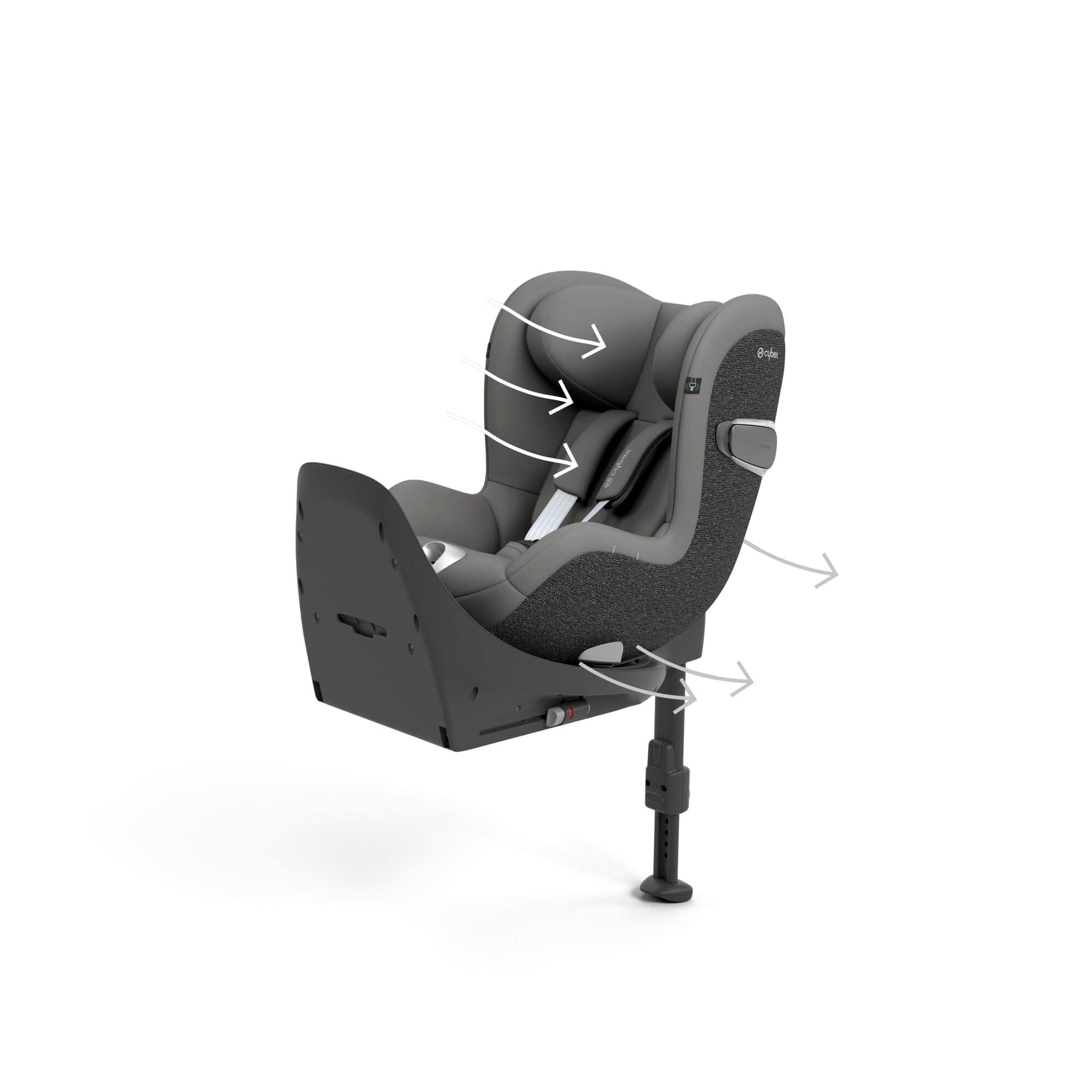 Cybex Sirona T i-Size Car Seat - Mirage Grey - Image 9