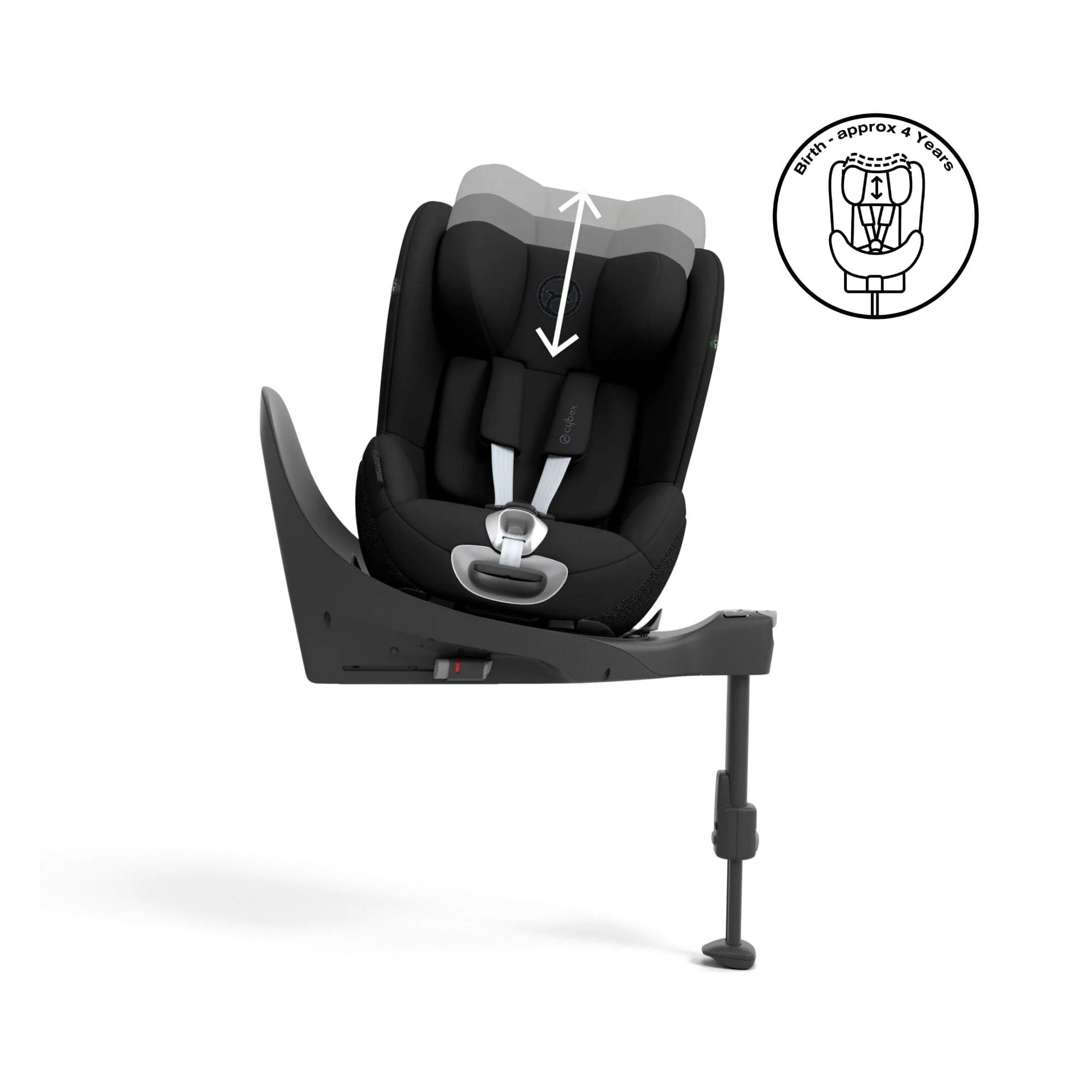 Cybex Sirona T i-Size Car Seat - Sepia Black - Image 4