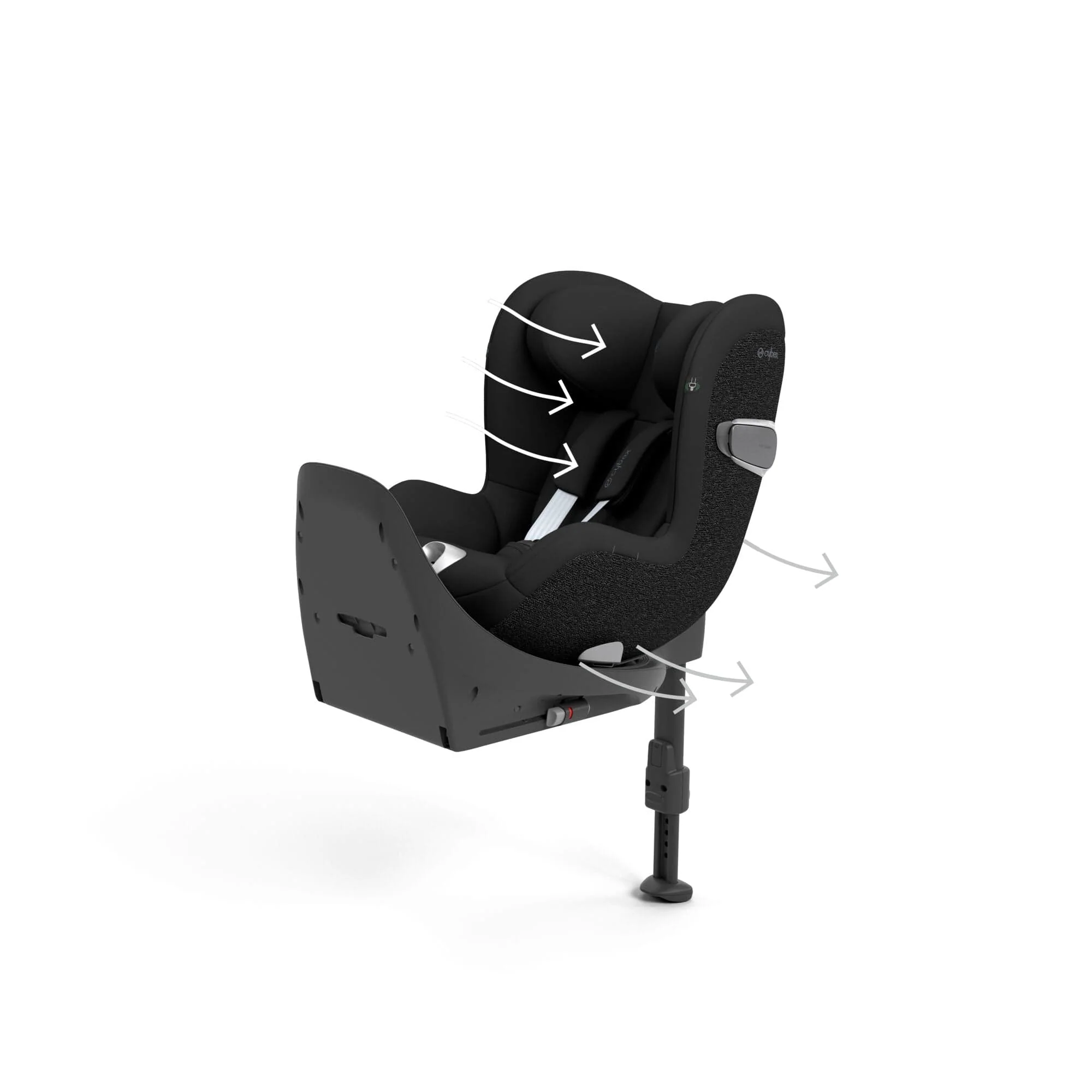 Cybex Sirona T i-Size Car Seat - Sepia Black - Image 9