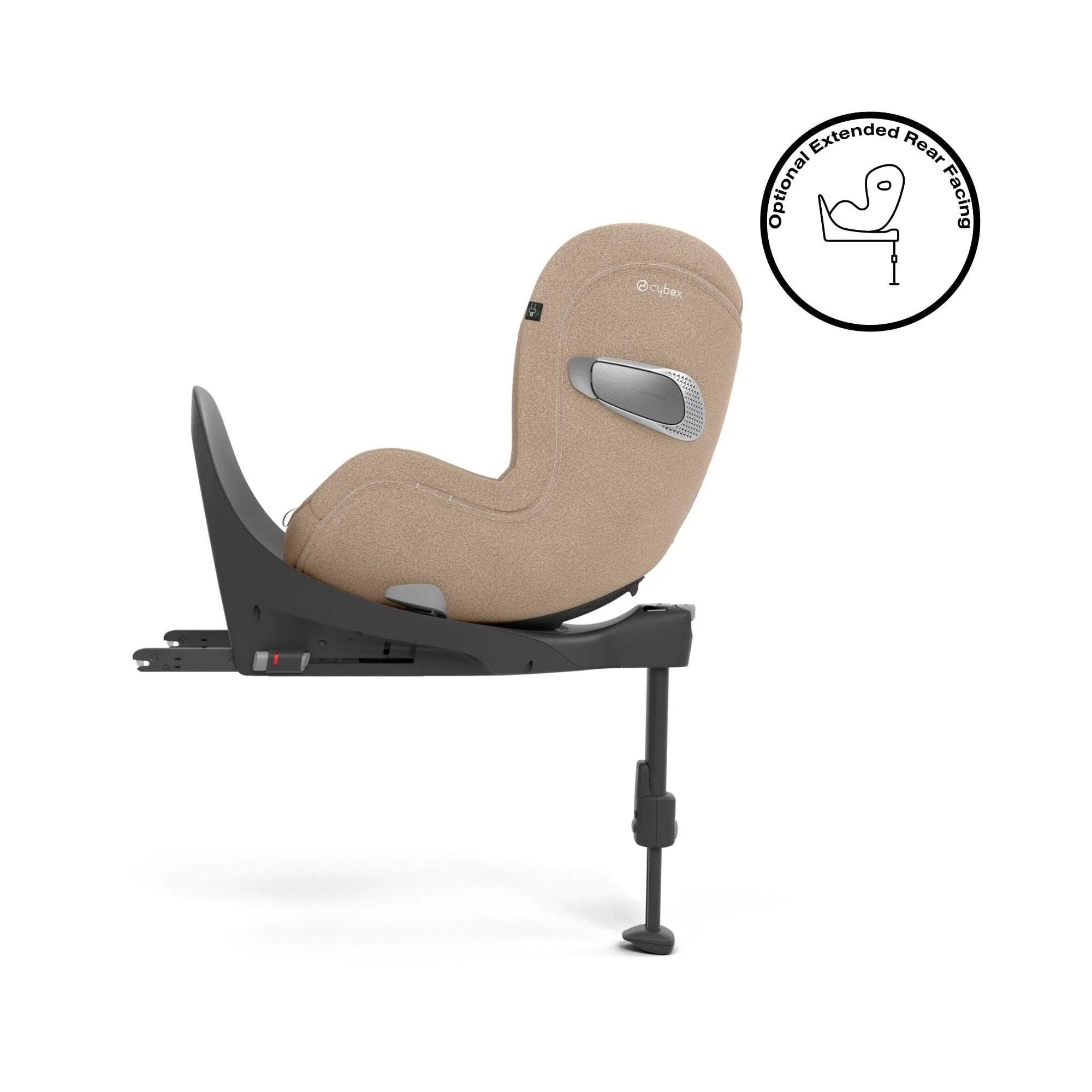 Cybex Sirona T i-Size PLUS Car Seat - Cozy Beige - Image 5