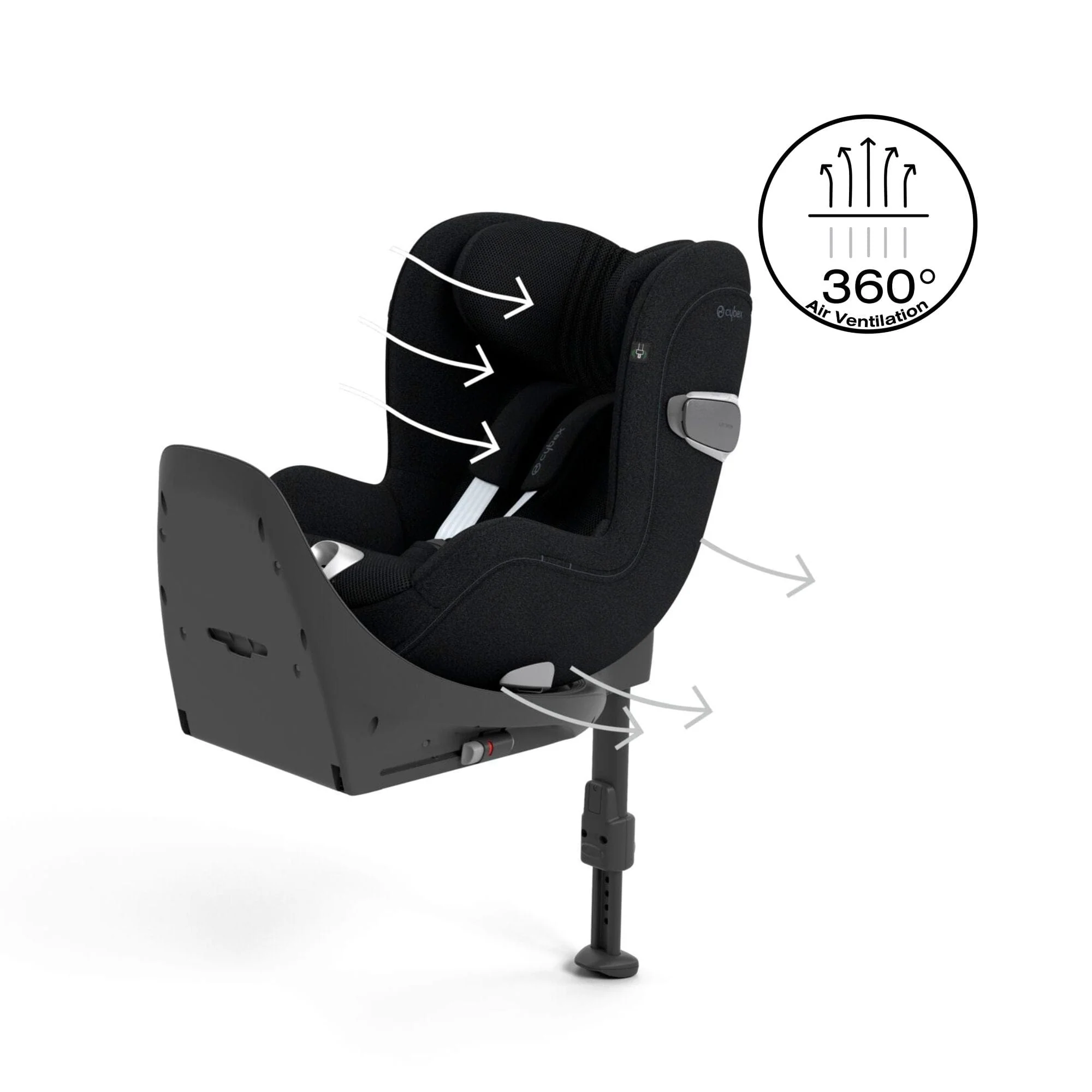 Cybex Sirona T i-Size PLUS Car Seat - Sepia Black - Image 7