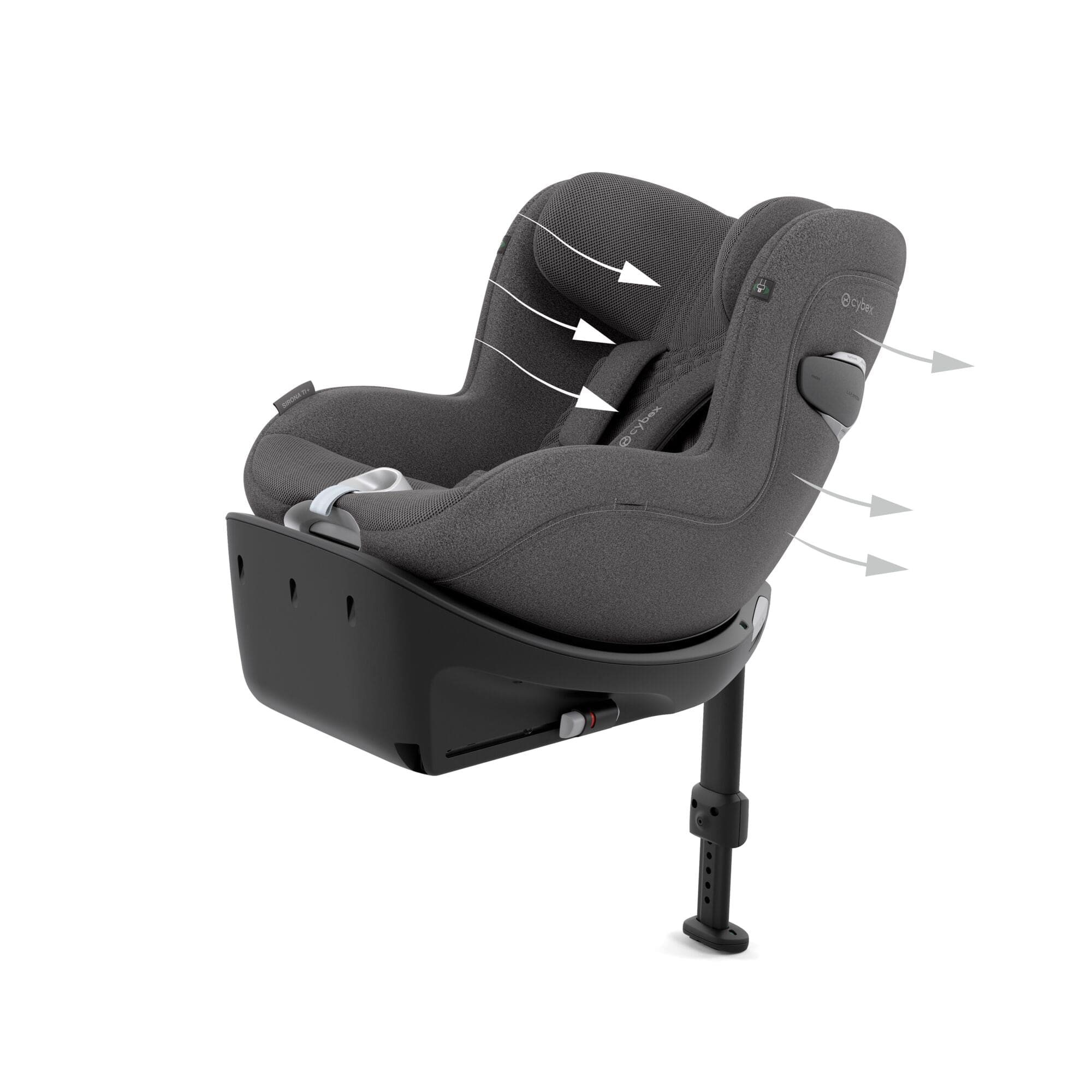 Cybex Sirona Ti i-Size Plus Car Seat - Mirage Grey - Image 12