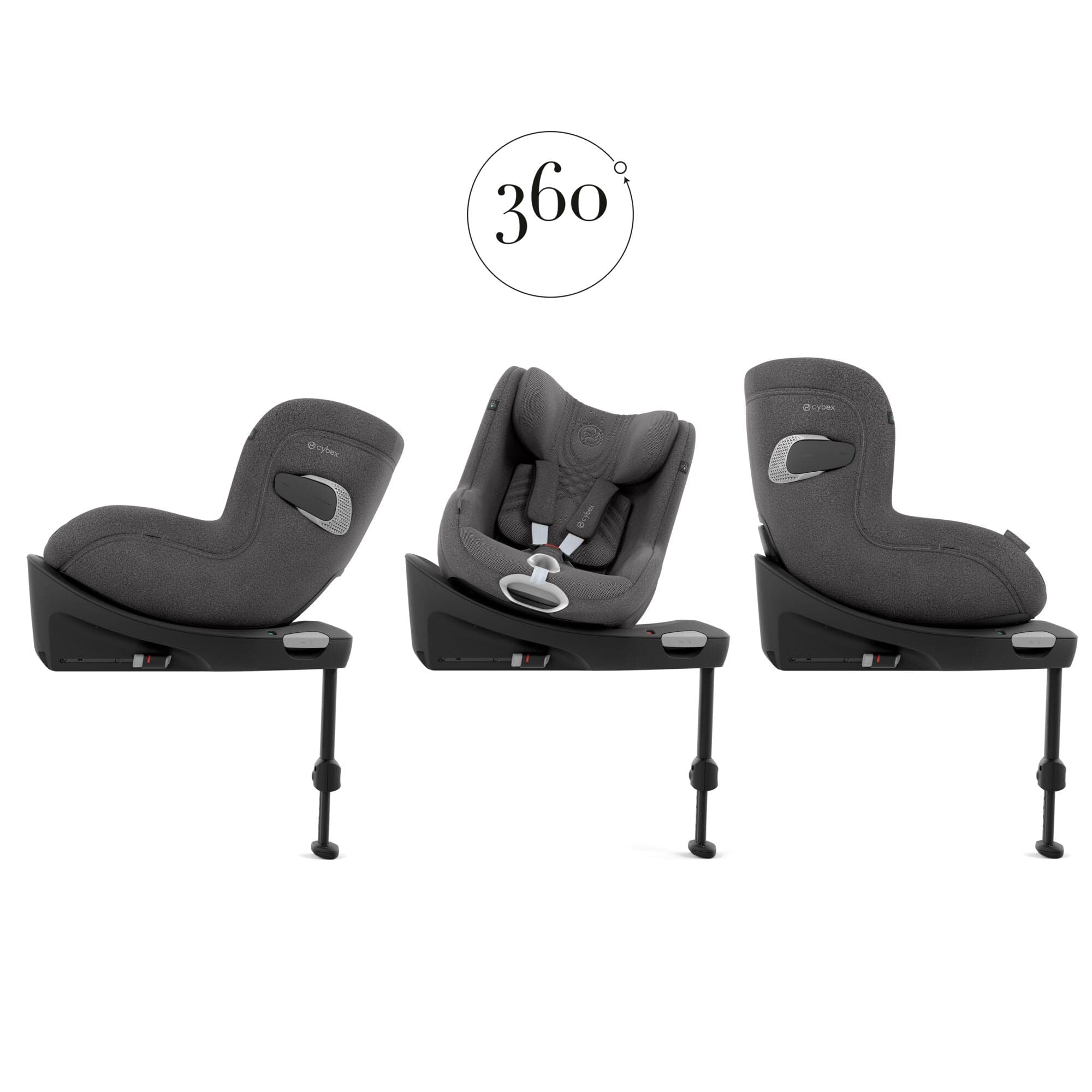 Cybex Sirona Ti i-Size Plus Car Seat - Mirage Grey - Image 4