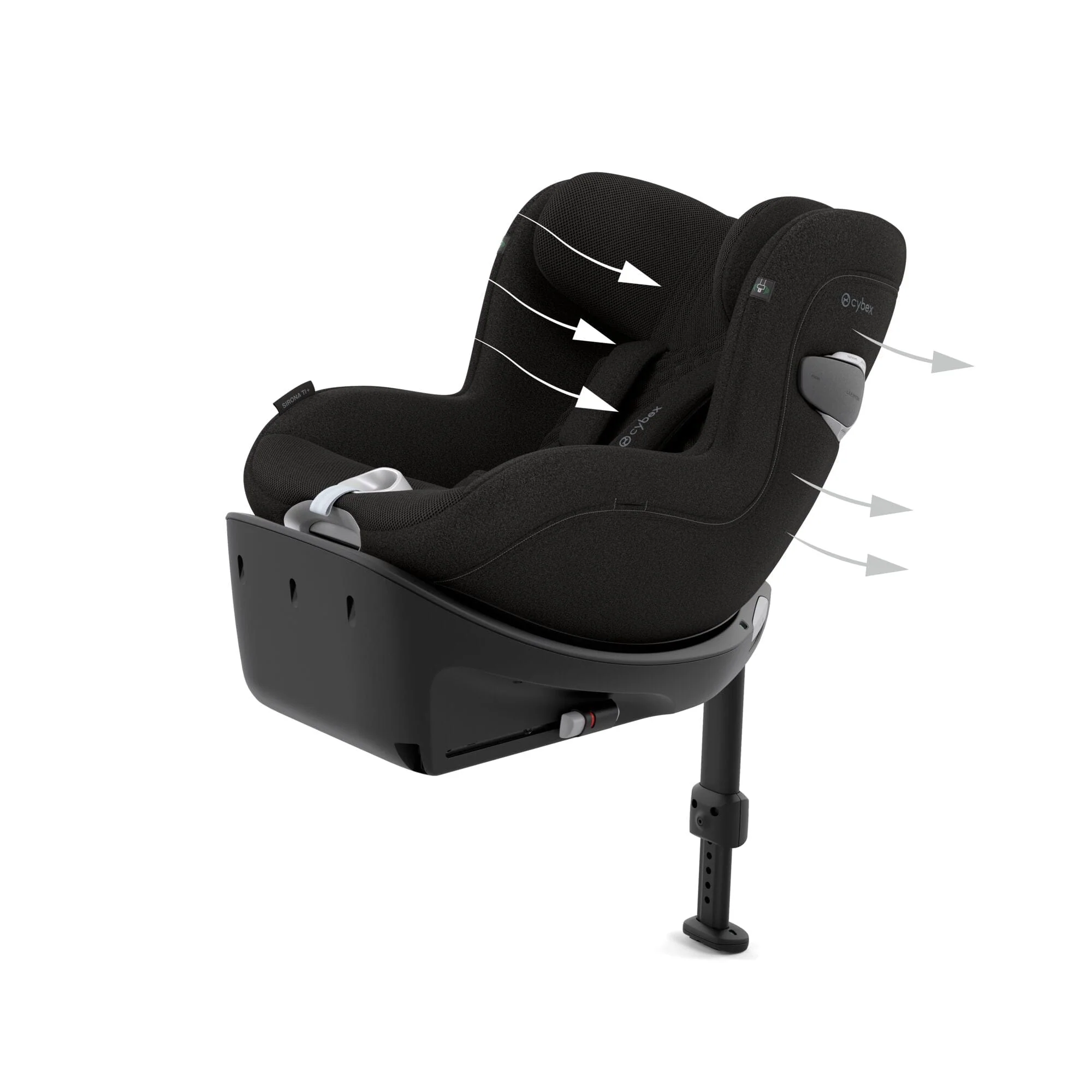 Cybex Sirona Ti i-Size Plus Car Seat - Sepia Black - Image 12
