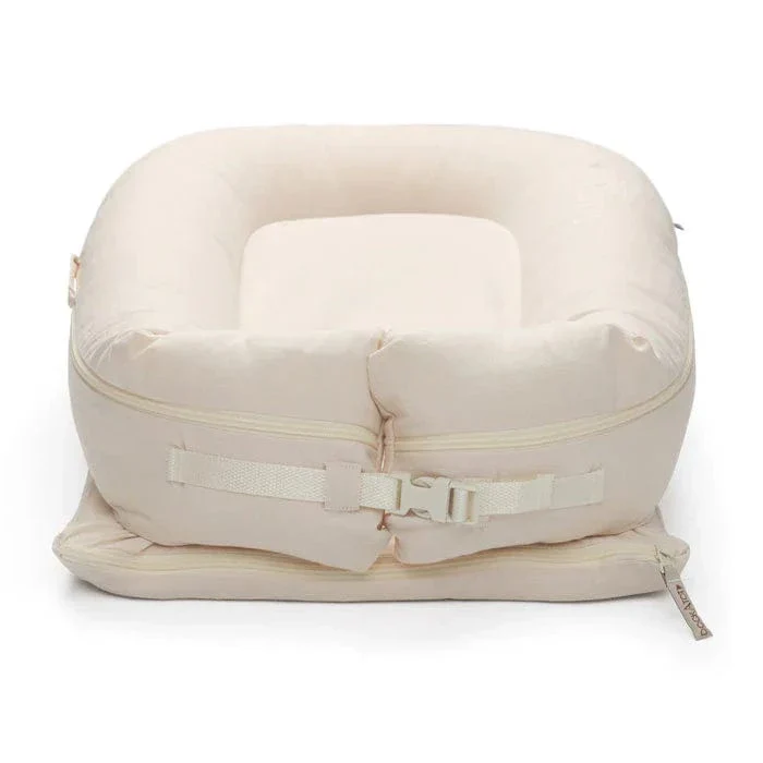 DockATot Deluxe+ Dock (0-8 Months) - Sand Chambray - Image 3