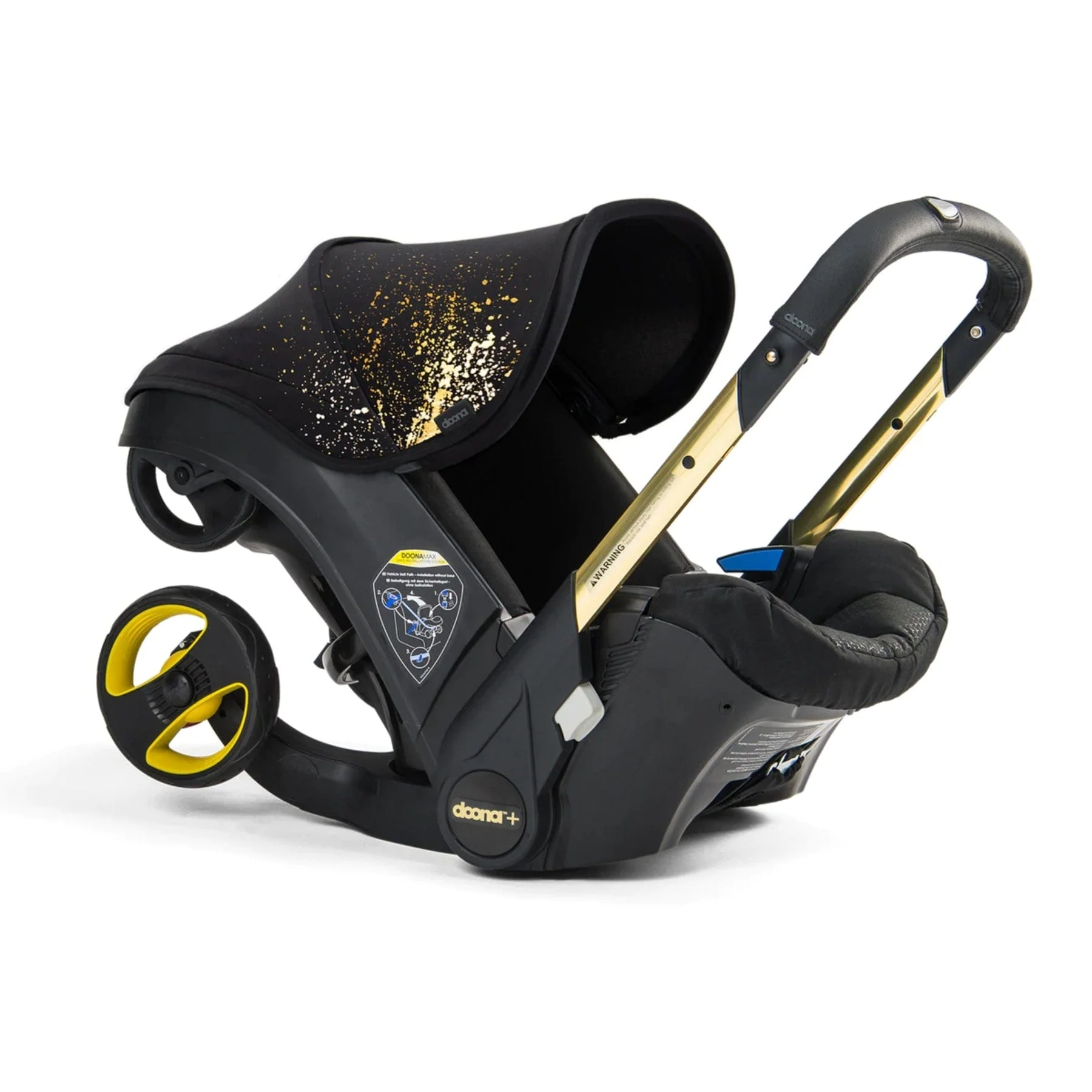 Doona Car Seat with Raincover - Gold (Limited Edition) - Image 2