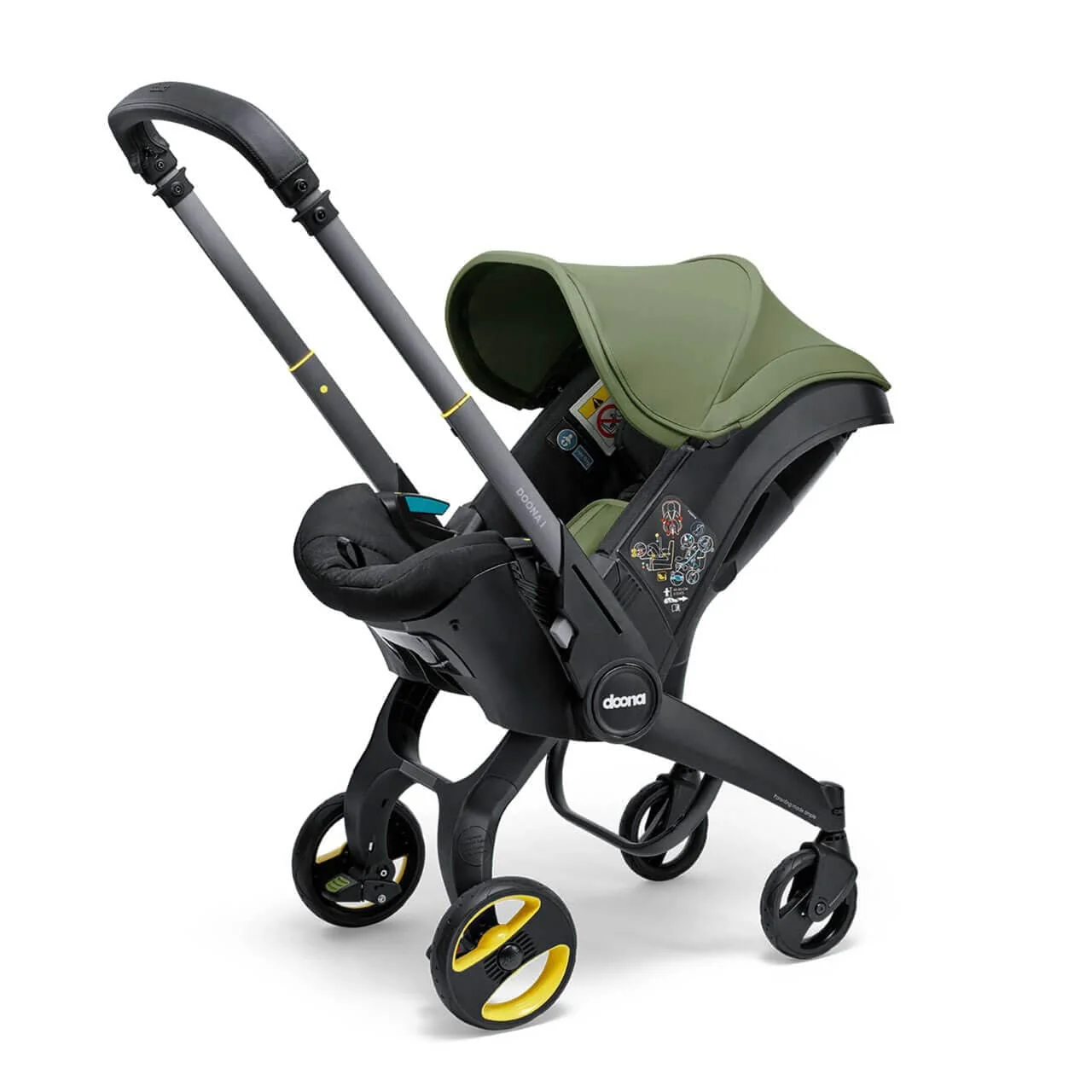 Doona i Infant Car Seat & ISOFIX Base - Desert Green - Image 3