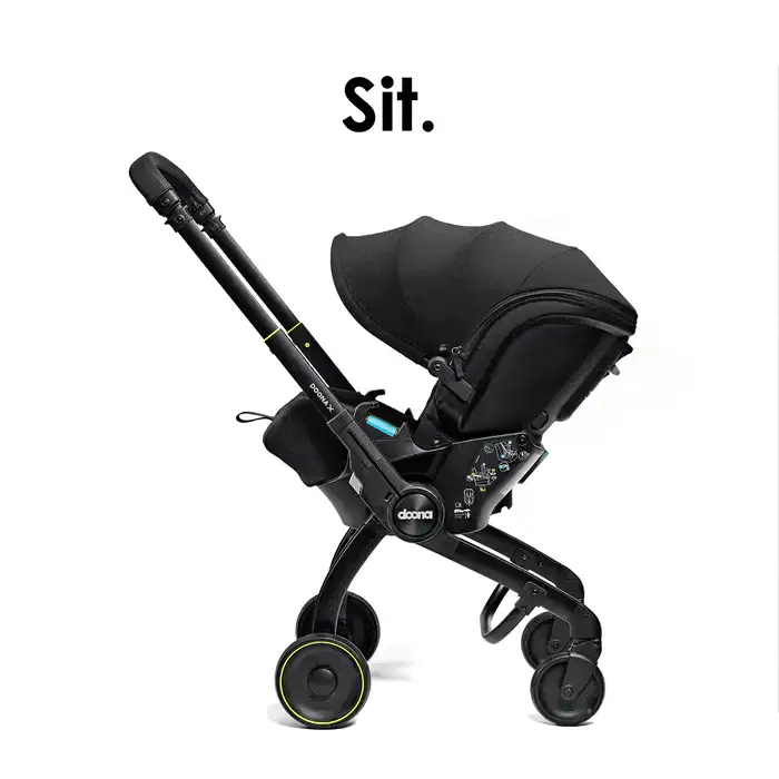 Doona X Infant Car Seat & Stroller - Nitro Black - Image 3