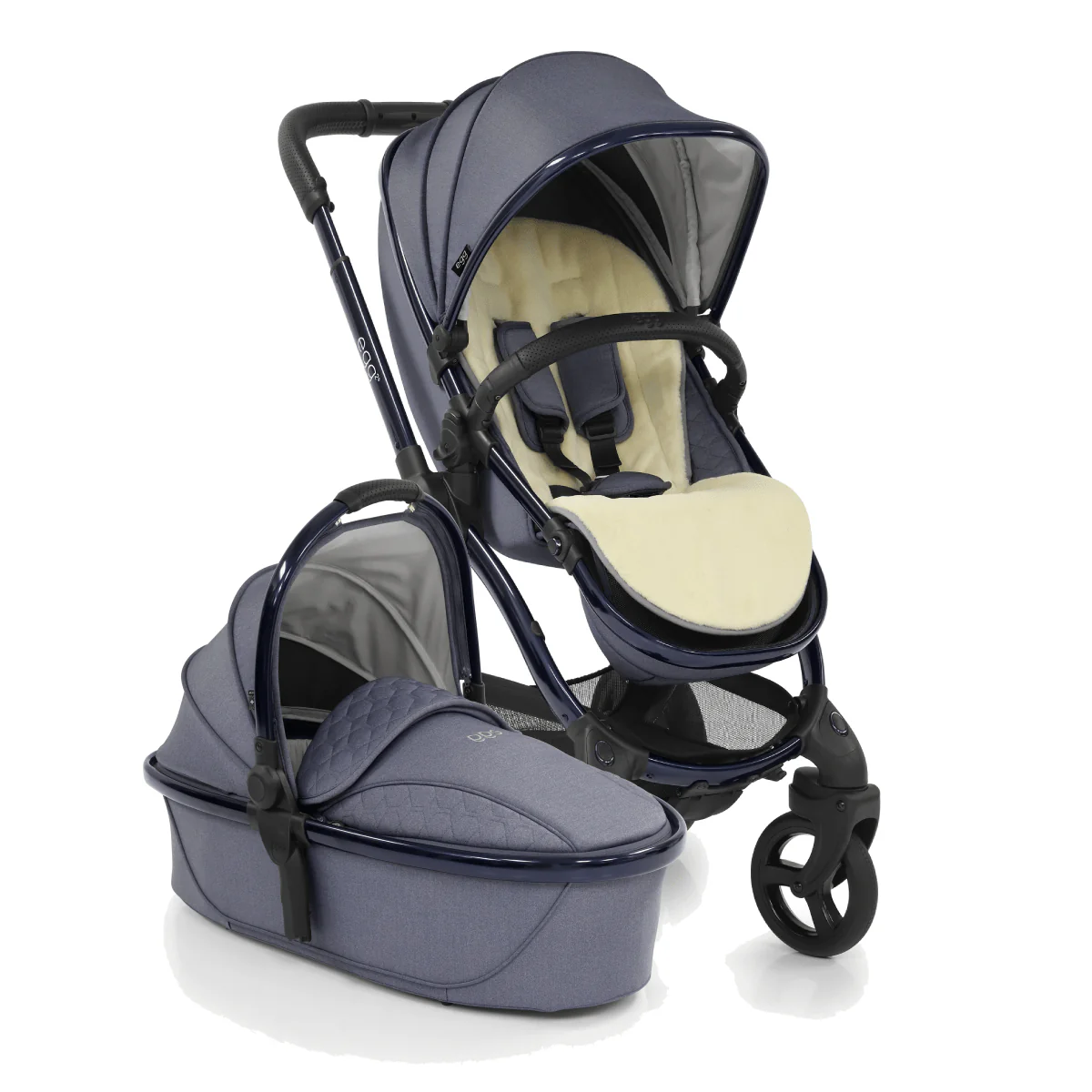 Egg 2 Stroller & Carrycot - Chambray