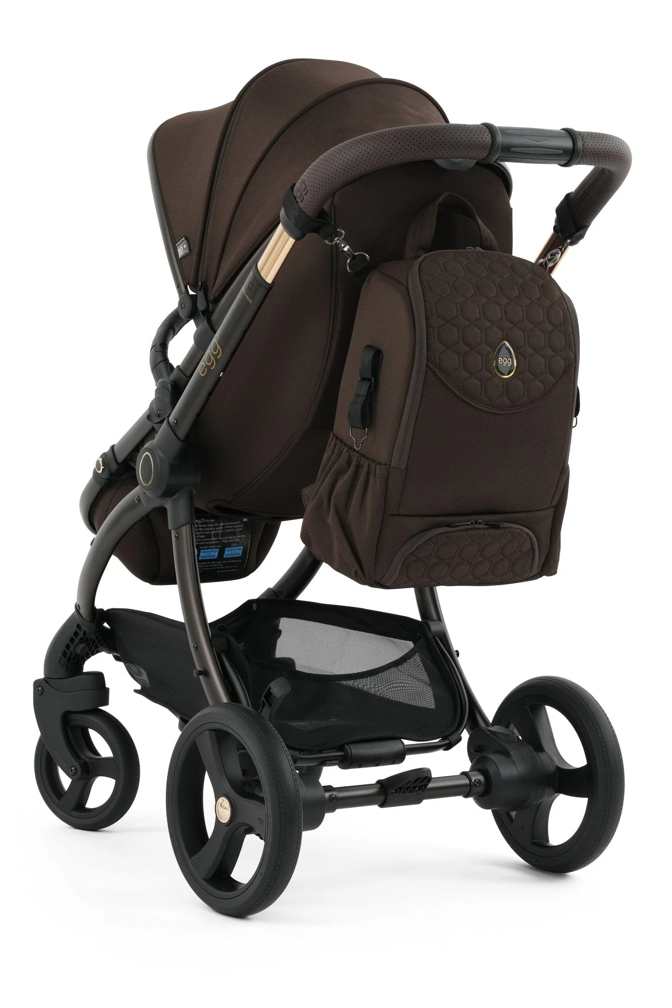 Egg 3 Luxury Shell i-Size Travel System - Turkish Coffee - Image 15