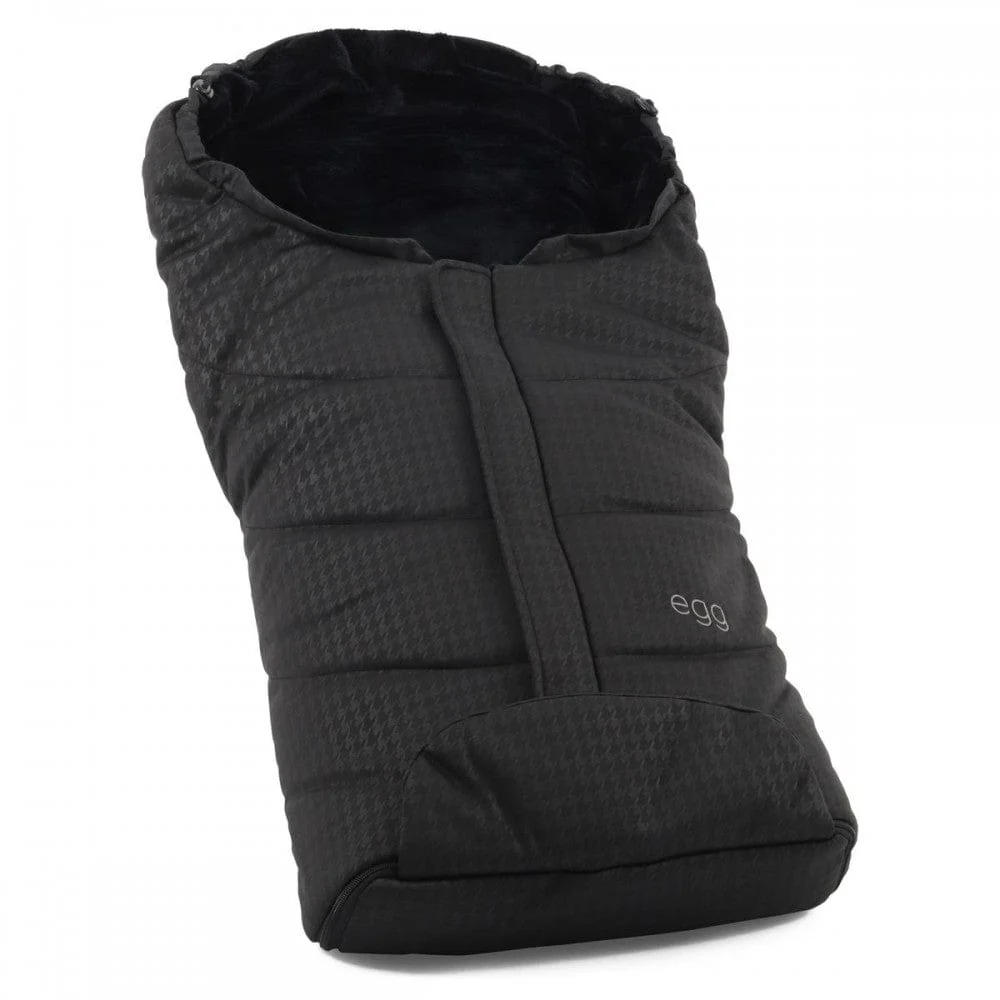 Egg 3 Footmuff - Houndstooth Black