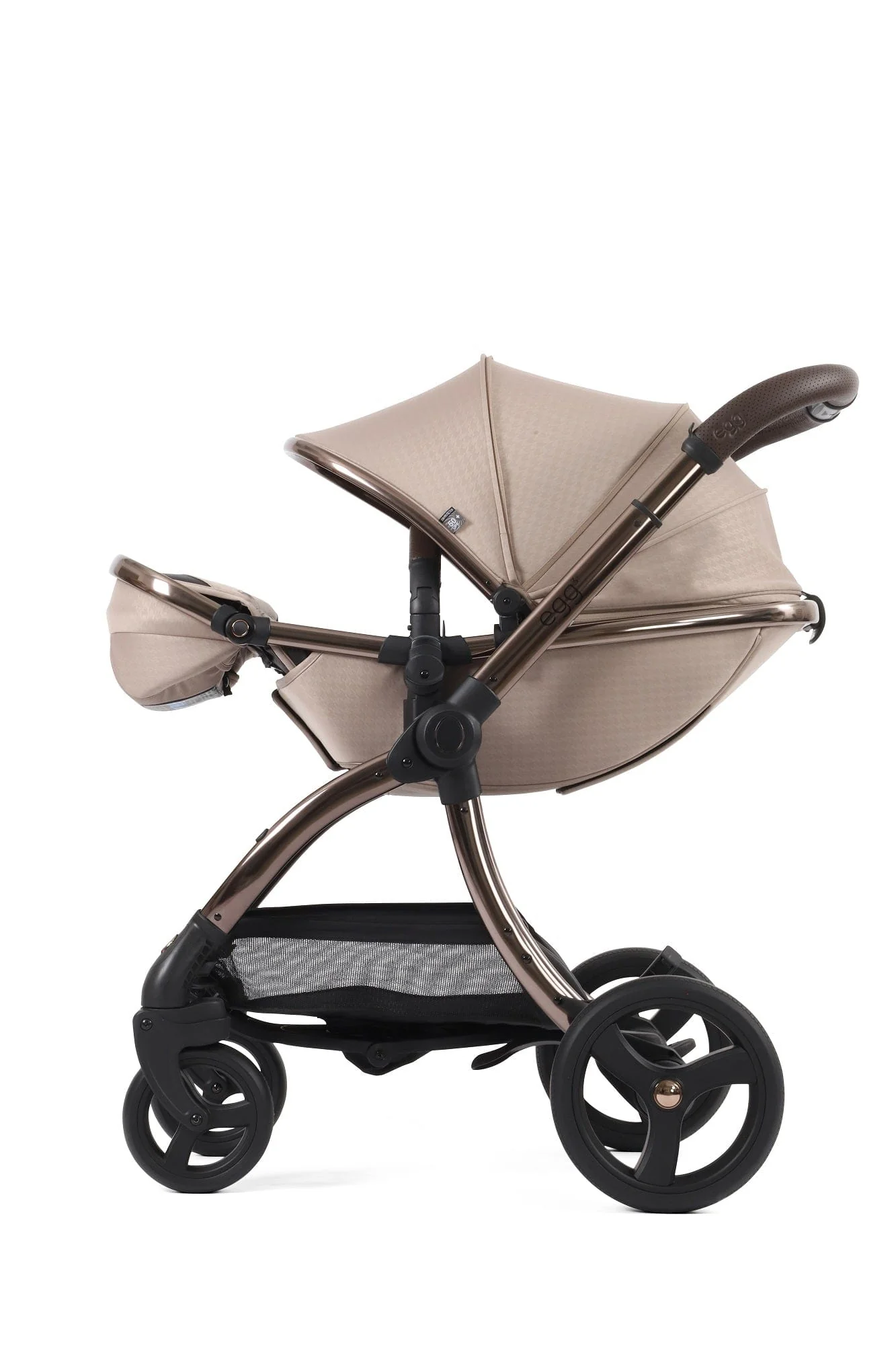 Egg 3 Luxury Cabriofix i-Size Travel System - Houndstooth Almond - Image 18