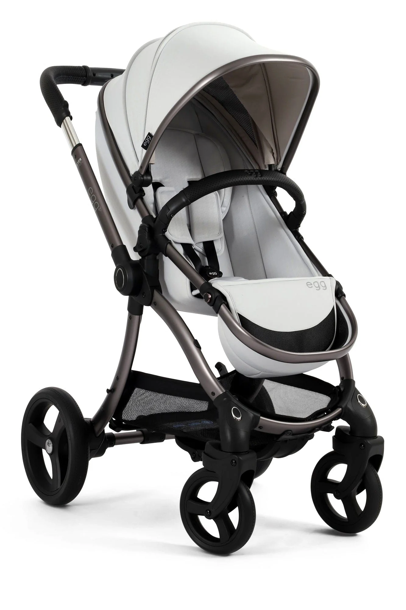Egg 3 Luxury Cabriofix i-Size Travel System - Houndstooth Silver - Image 17