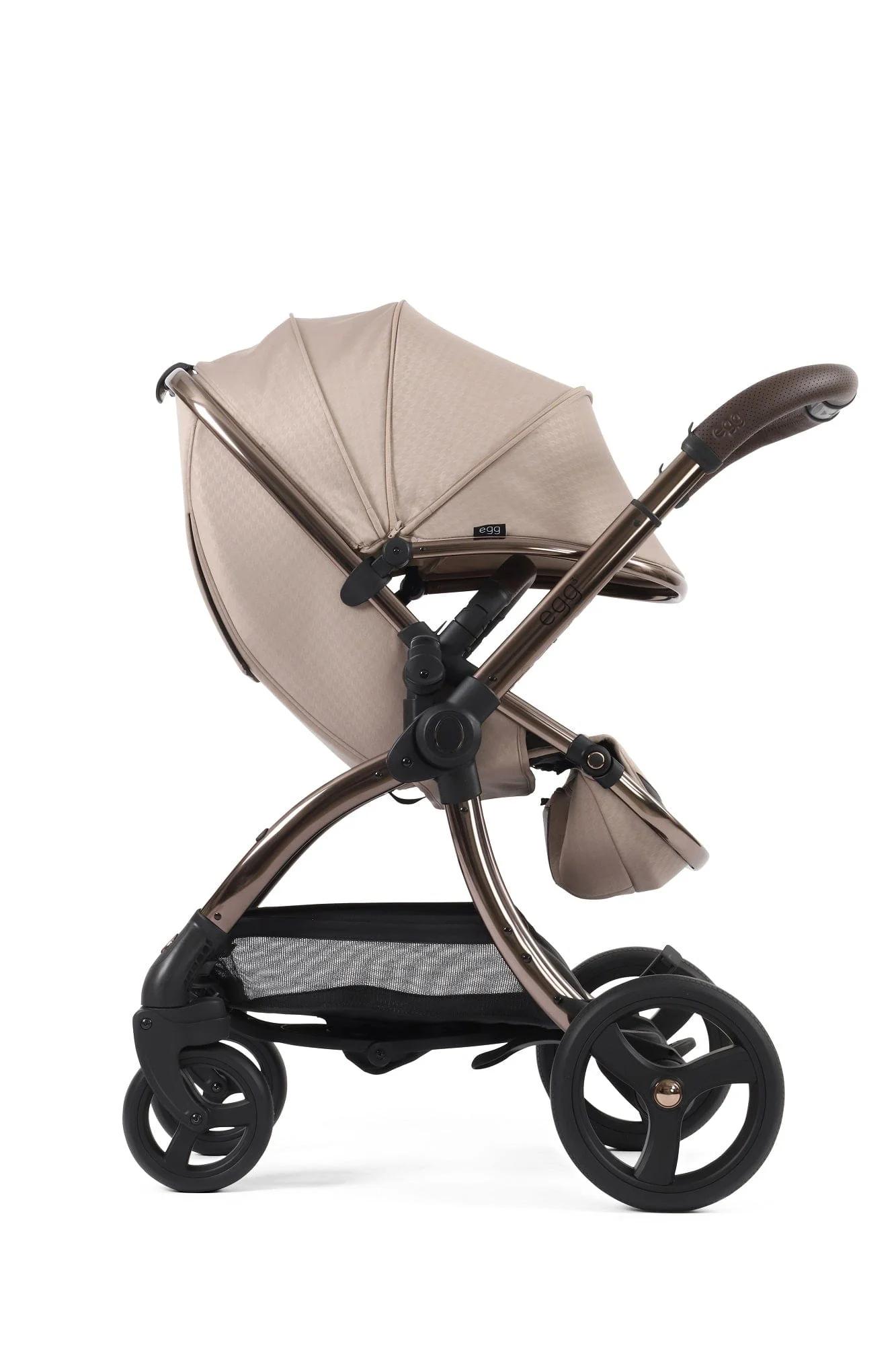 Egg 3 Luxury Cloud T i-Size Travel System - Houndstooth Almond - Image 21