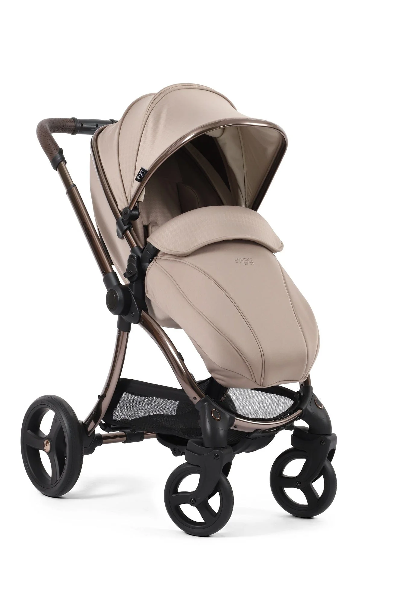 Egg 3 Luxury Cloud T i-Size Travel System - Houndstooth Almond - Image 6