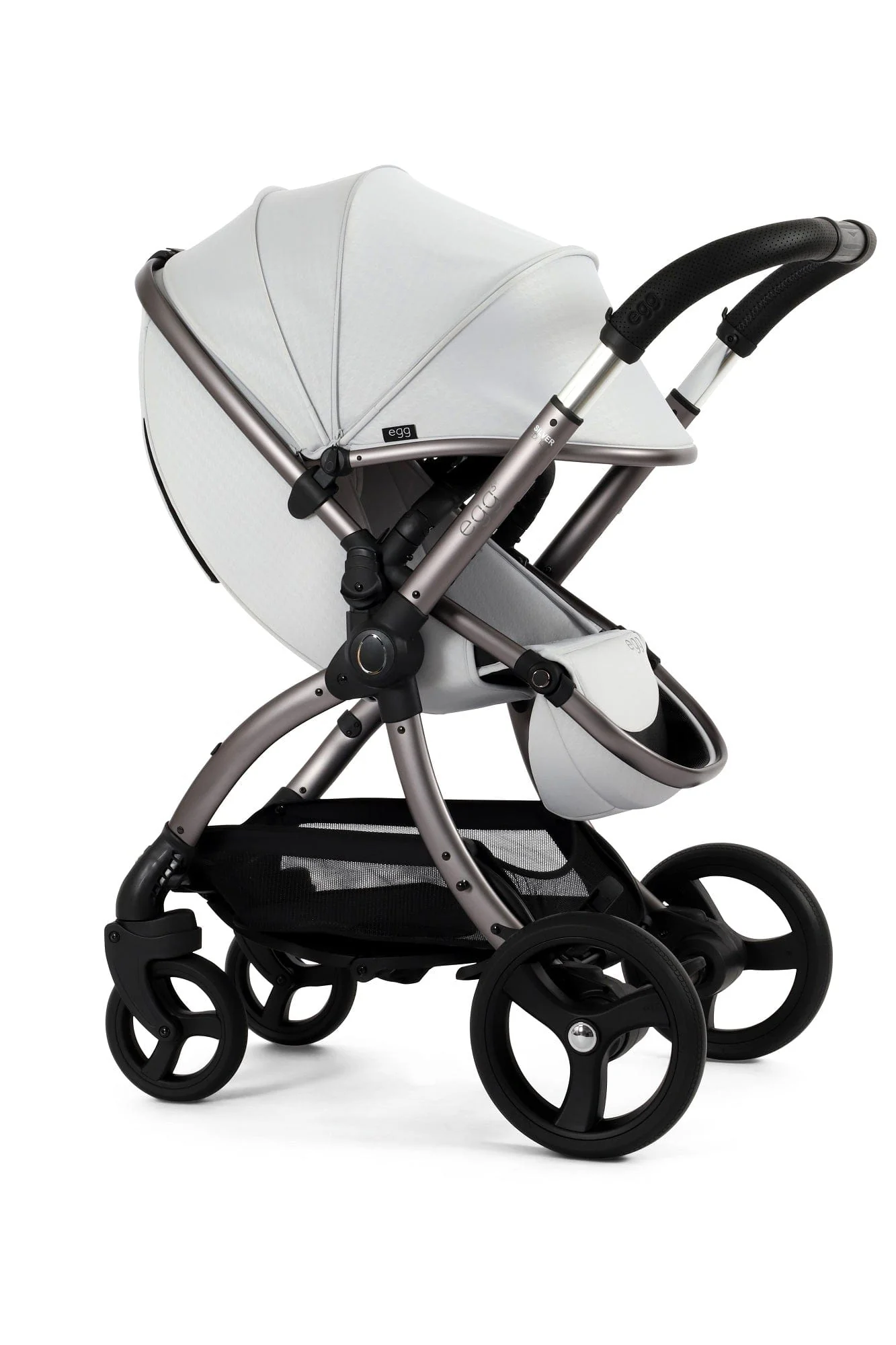 Egg 3 Luxury Cloud T i-Size Travel System - Houndstooth Silver - Image 41