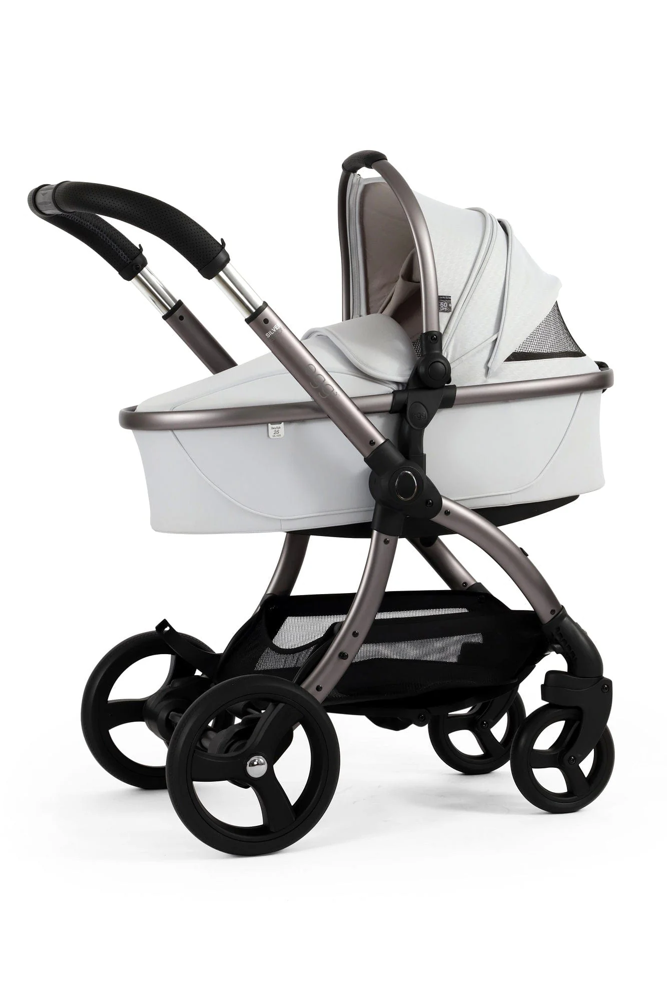 Egg 3 Luxury Cloud T i-Size Travel System - Houndstooth Silver - Image 62