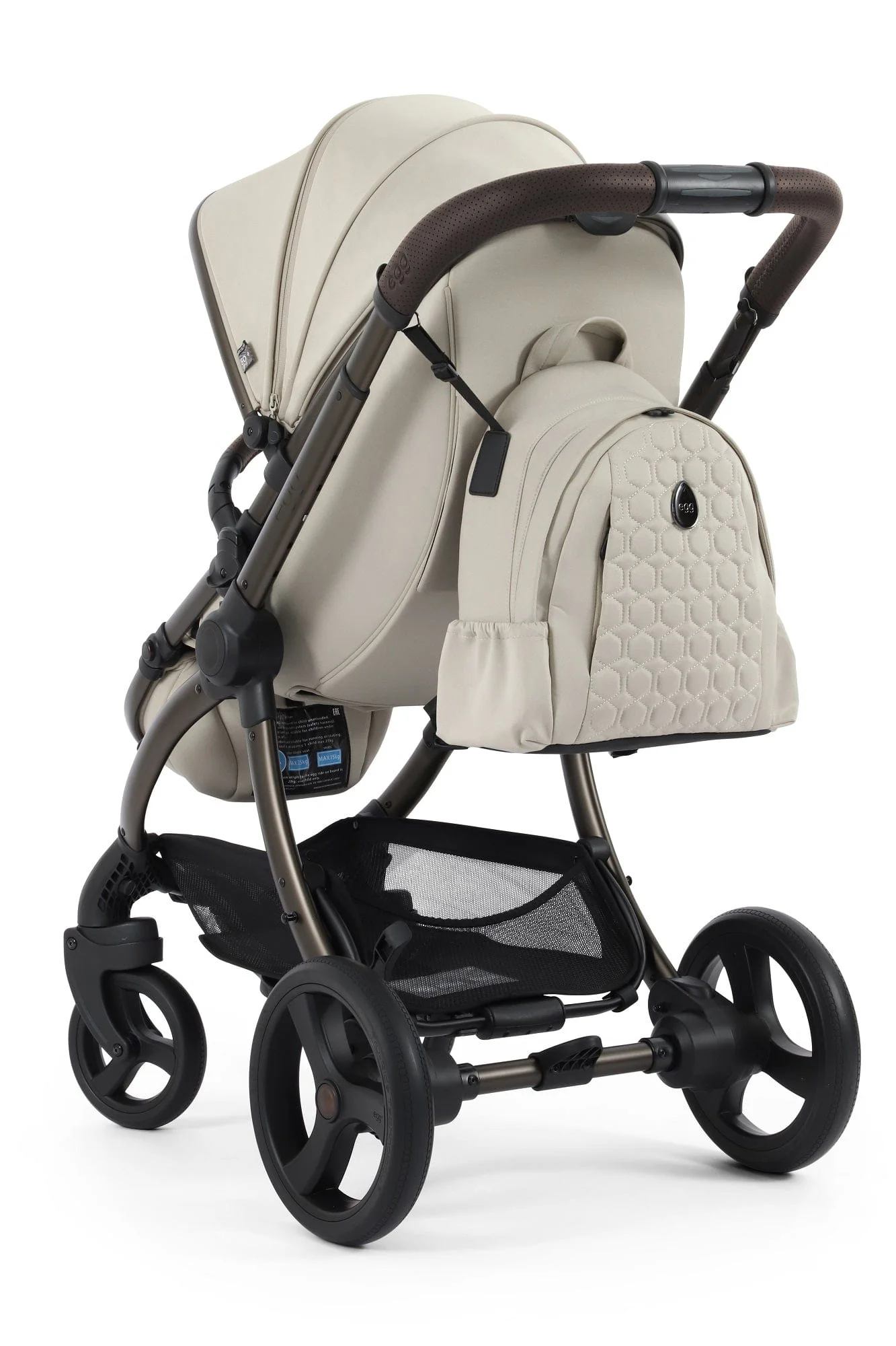 Egg 3 Luxury Pebble 360 PRO 2 Travel System - Cashmere - Image 41