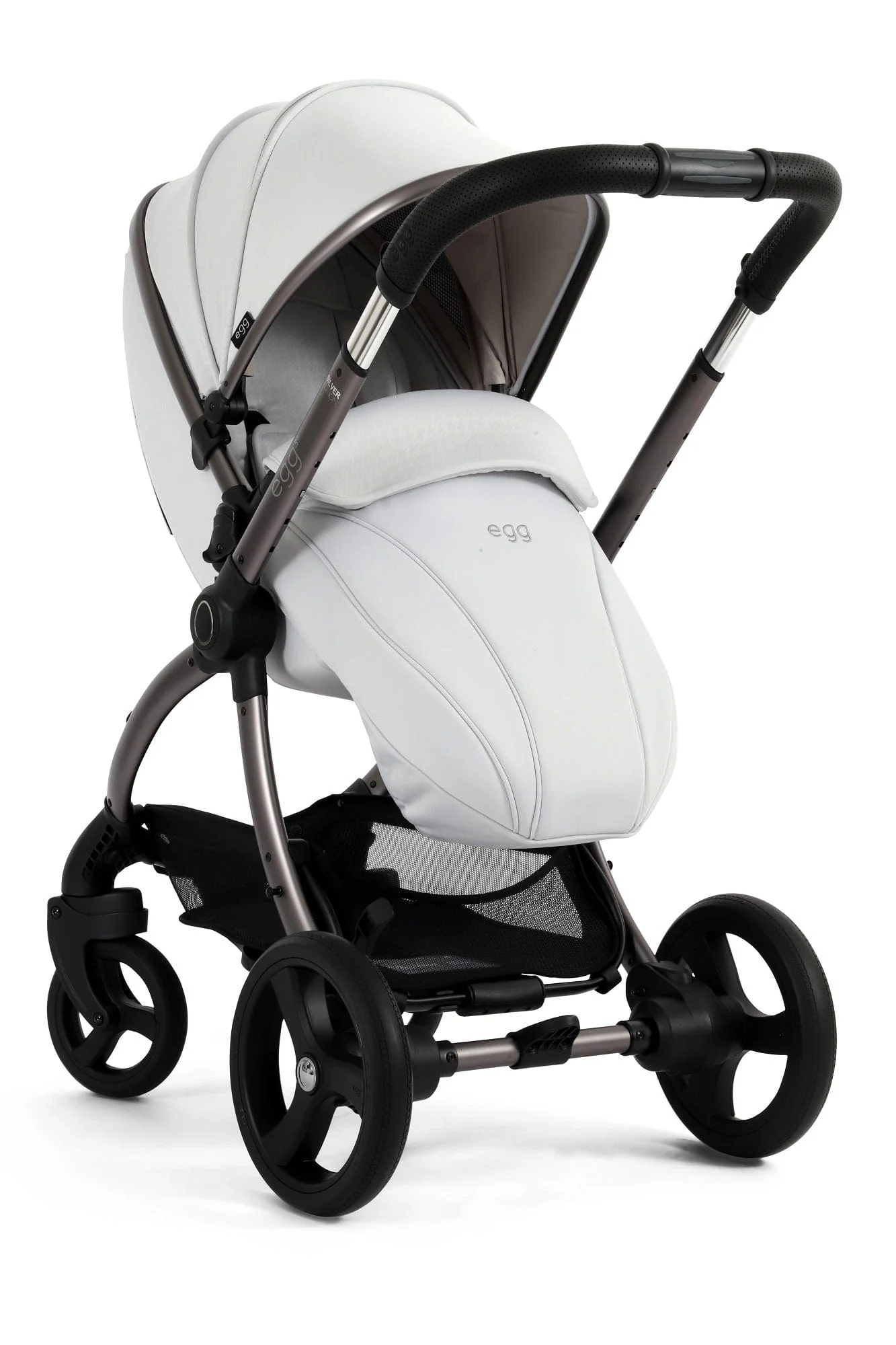 Egg 3 Luxury Pebble 360 PRO 2 Travel System - Houndstooth Silver - Image 67