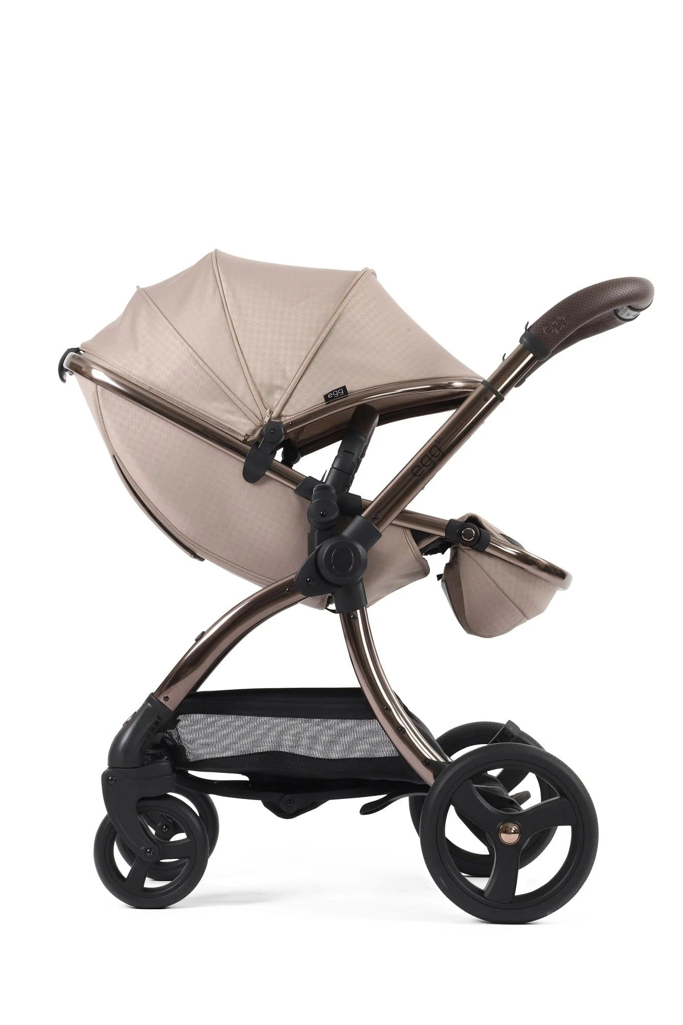 Egg 3 Luxury Pebble 360 PRO 2 Travel System - Houndstooth Almond - Image 12