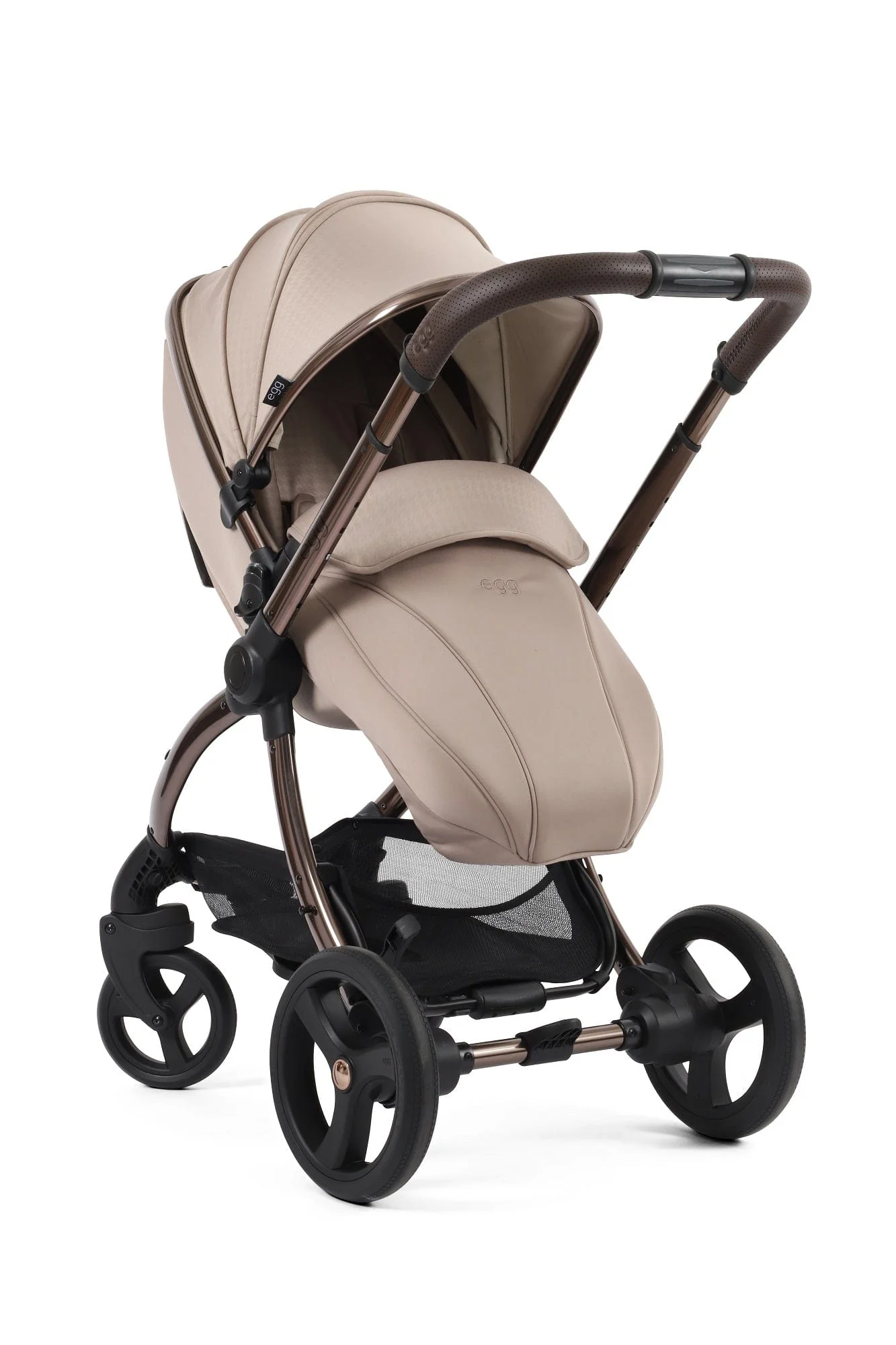 Egg 3 Luxury Shell i-Size Travel System - Houndstooth Almond - Image 7
