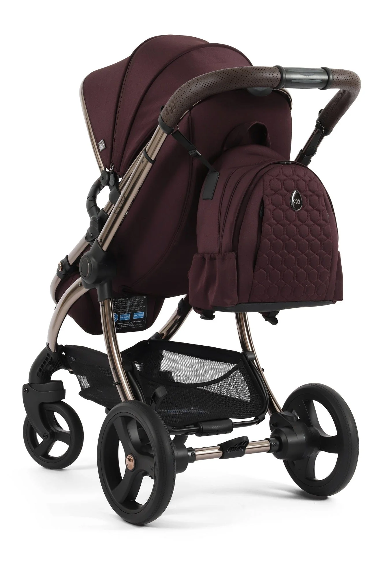 Egg 3 Luxury Shell i-Size Travel System - Mulberry - Image 39
