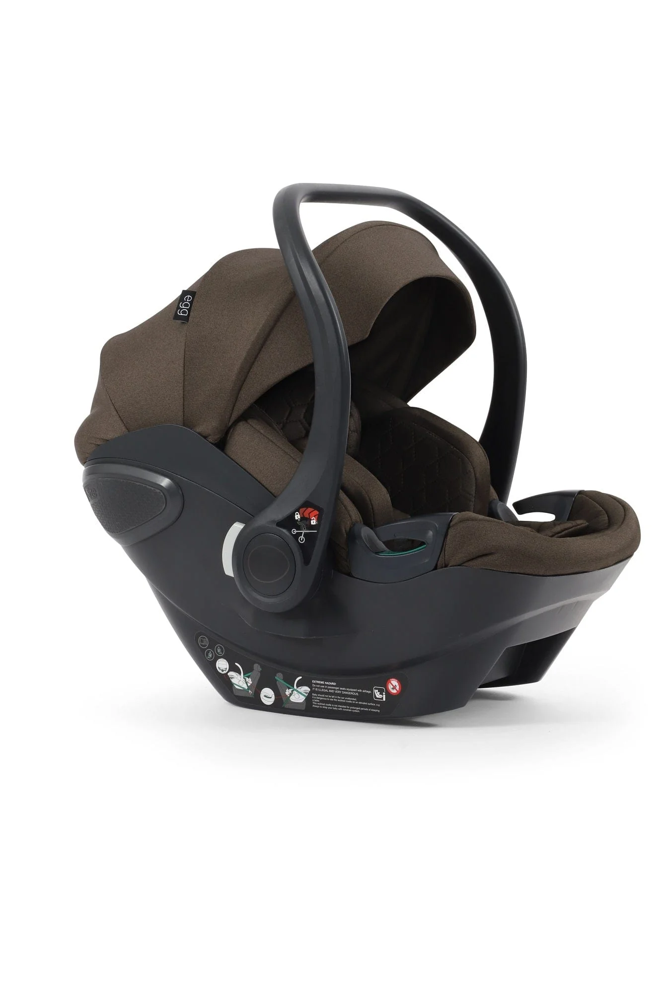 Egg 3 Shell i-Size Car Seat - Chocolate Velvet - Image 2