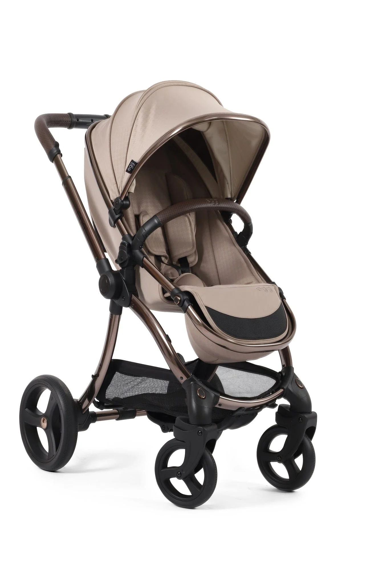 Egg 3 Stroller and Carrycot - Houndstooth Almond - Image 3
