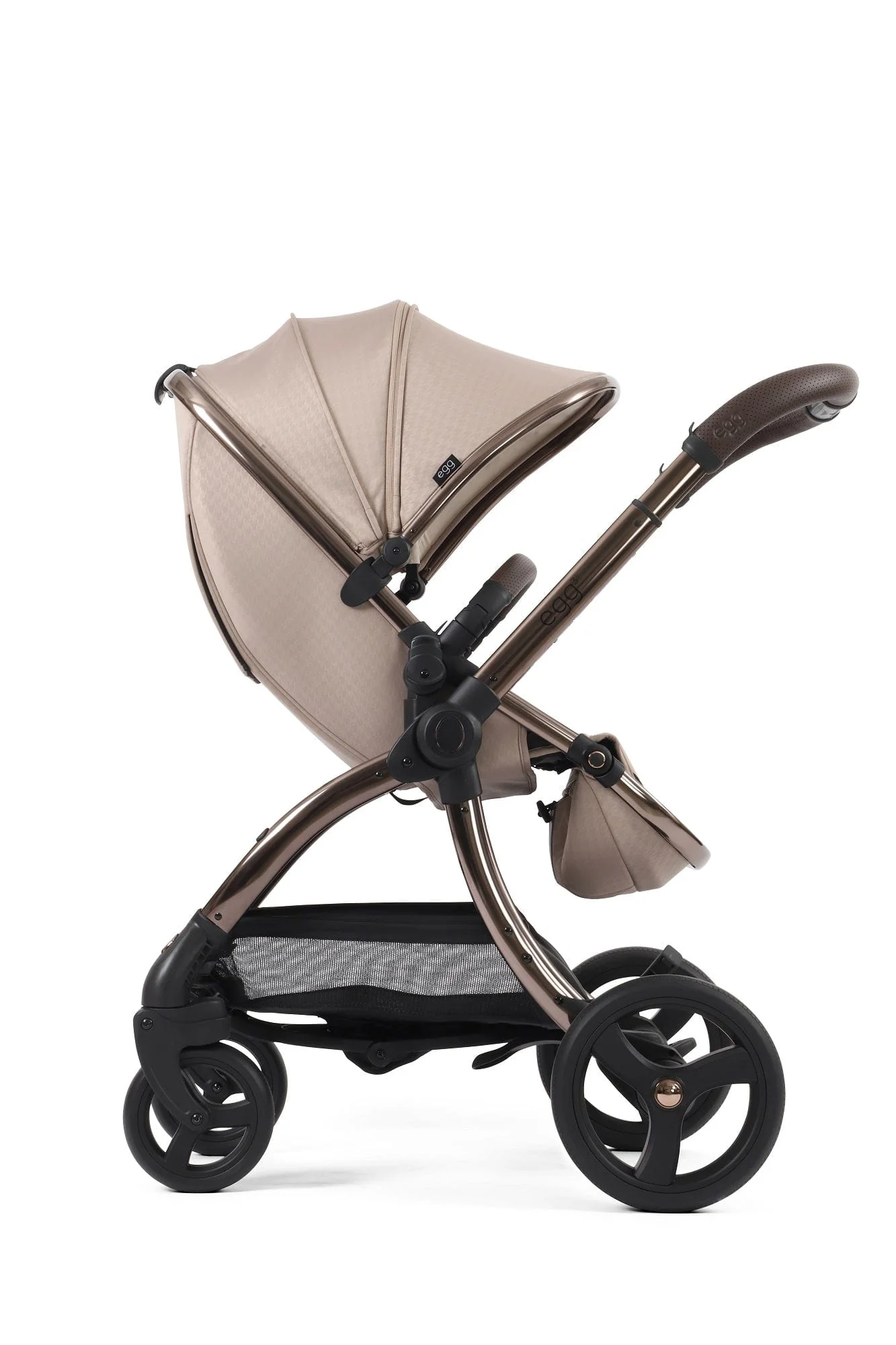 Egg 3 Stroller and Carrycot - Houndstooth Almond - Image 6