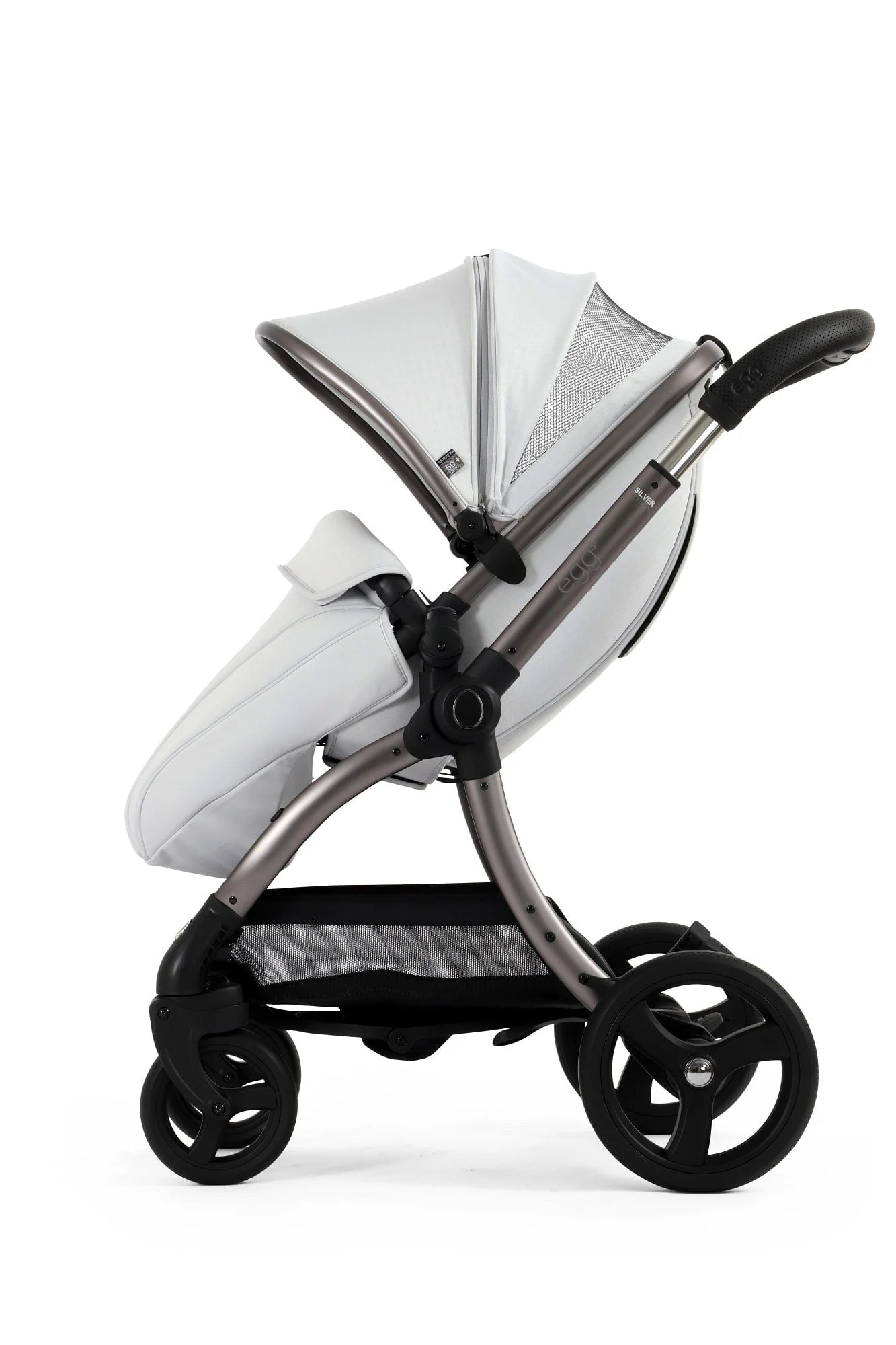 Egg 3 Stroller and Carrycot - Houndstooth Silver - Image 25