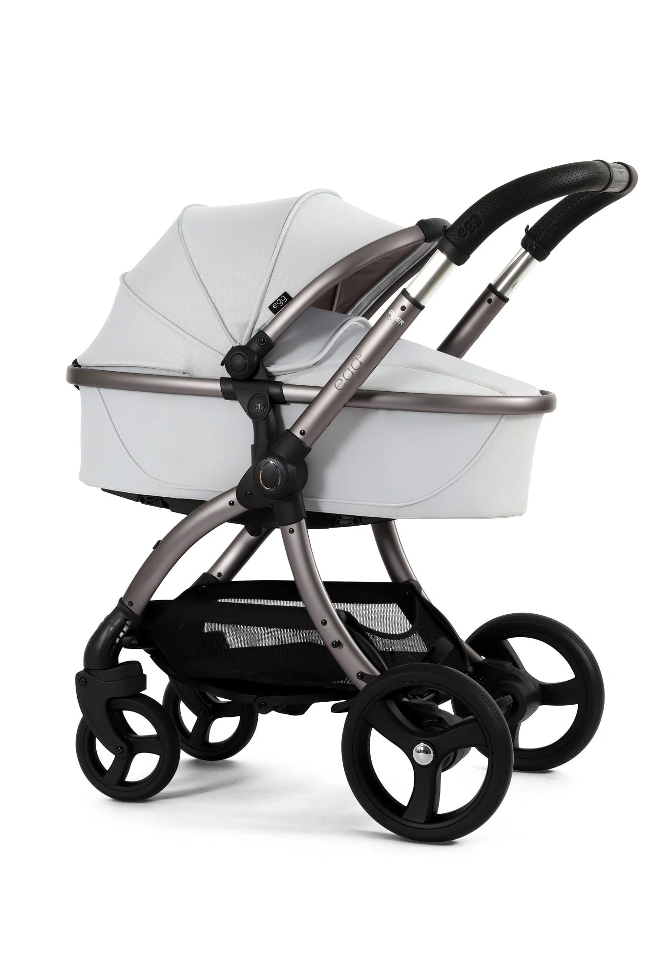 Egg 3 Stroller and Carrycot - Houndstooth Silver - Image 48